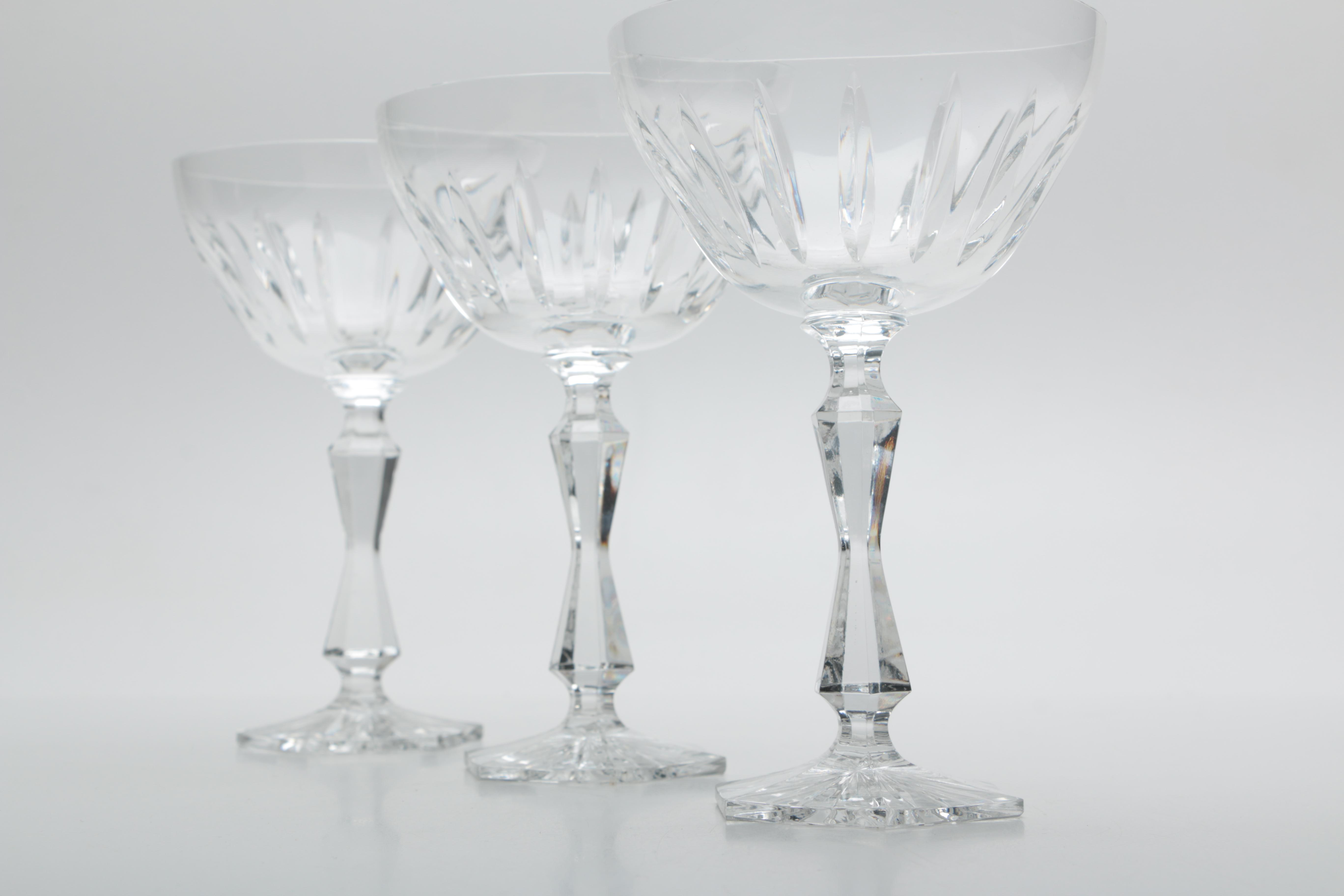 Crystal Wine Glasses Including Rogaska