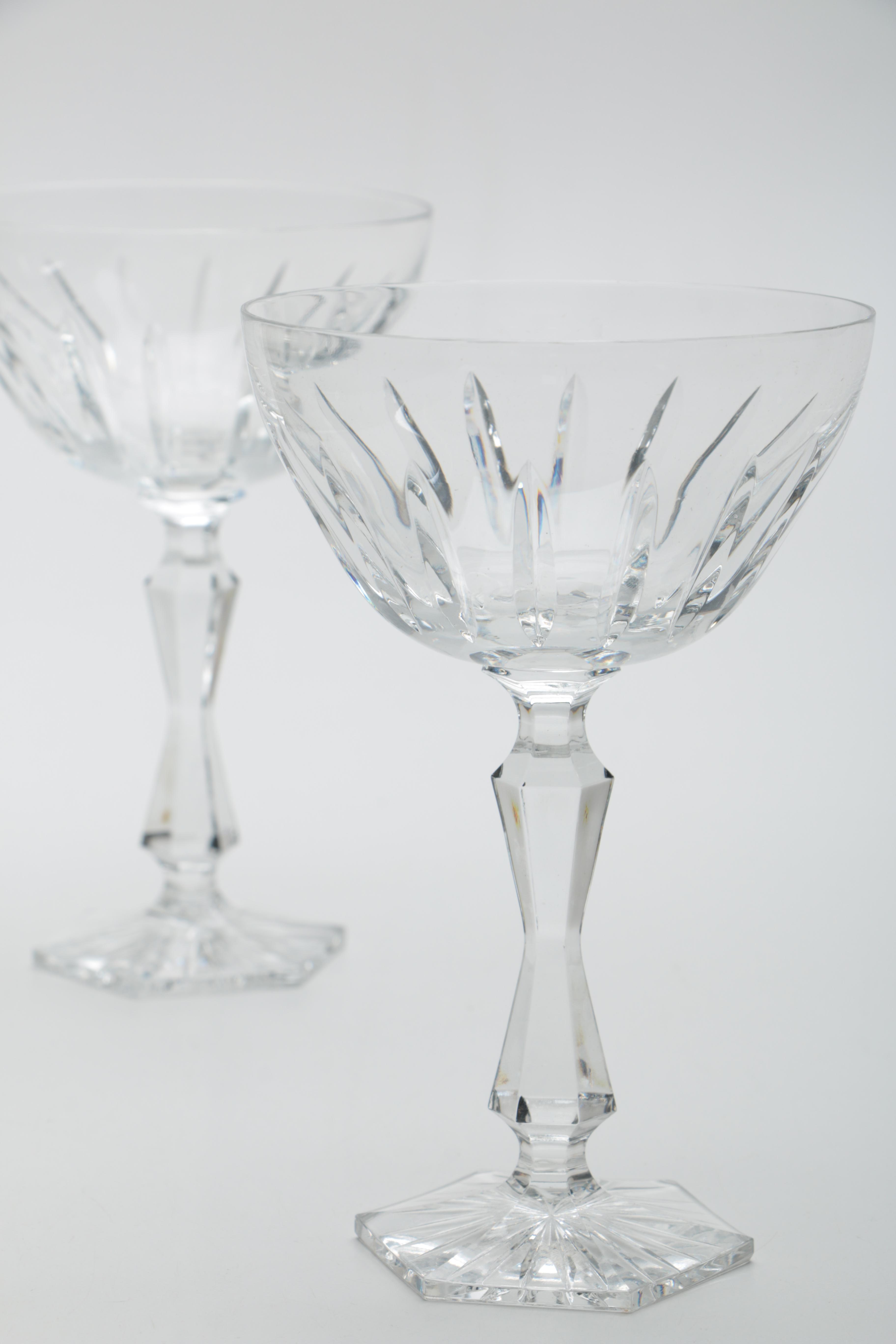 Crystal Wine Glasses Including Rogaska
