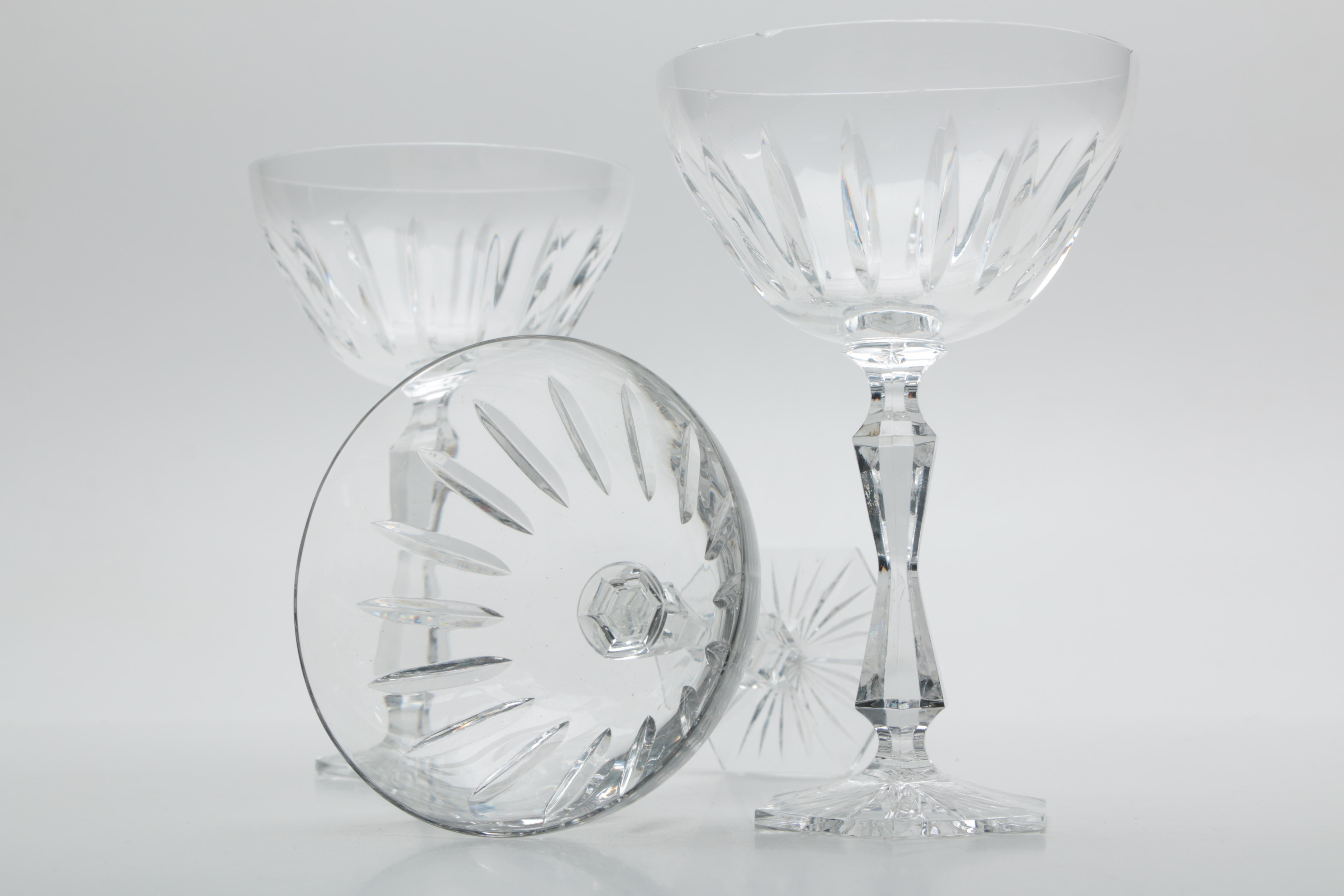 Crystal Wine Glasses Including Rogaska