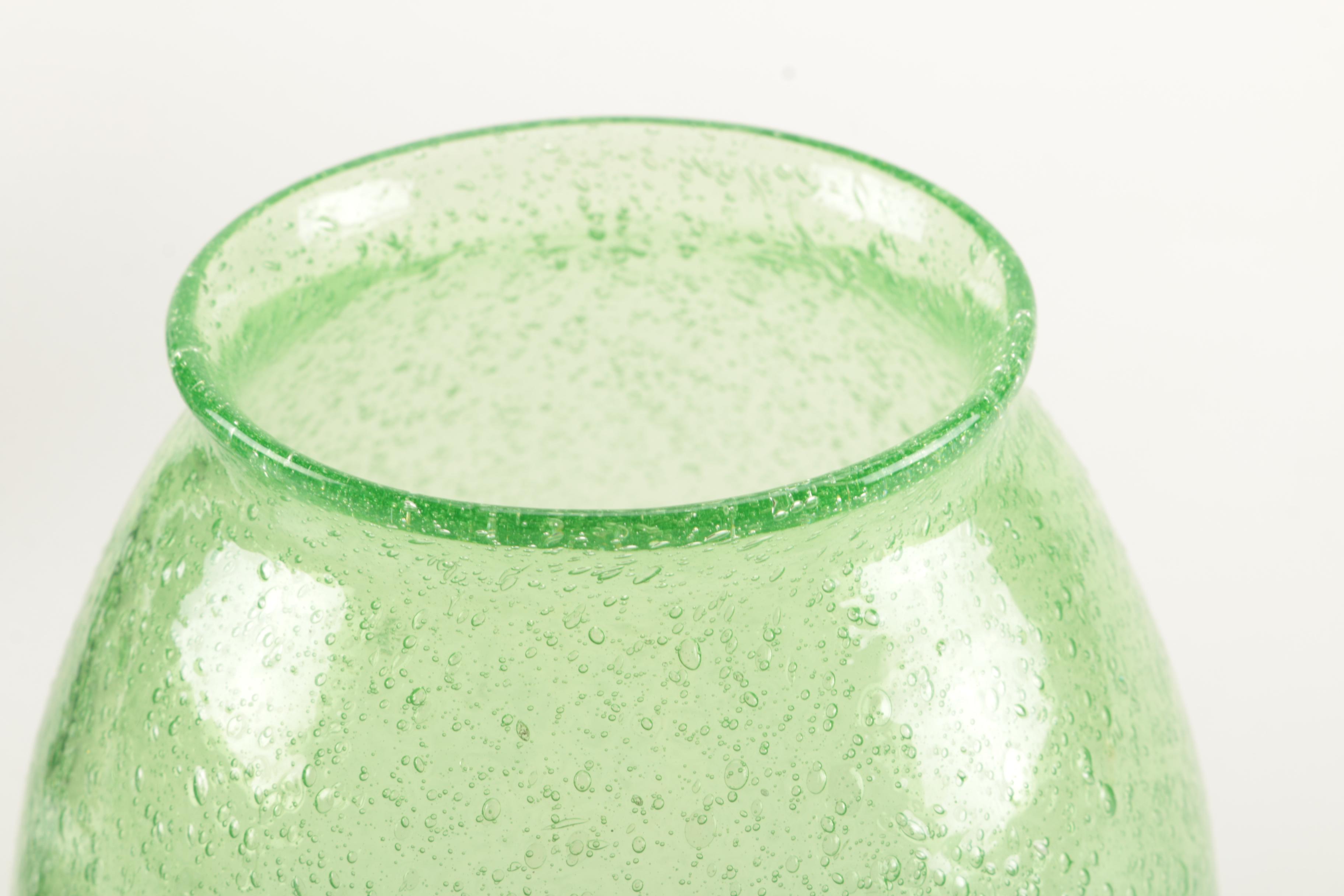 Green Glass Vases