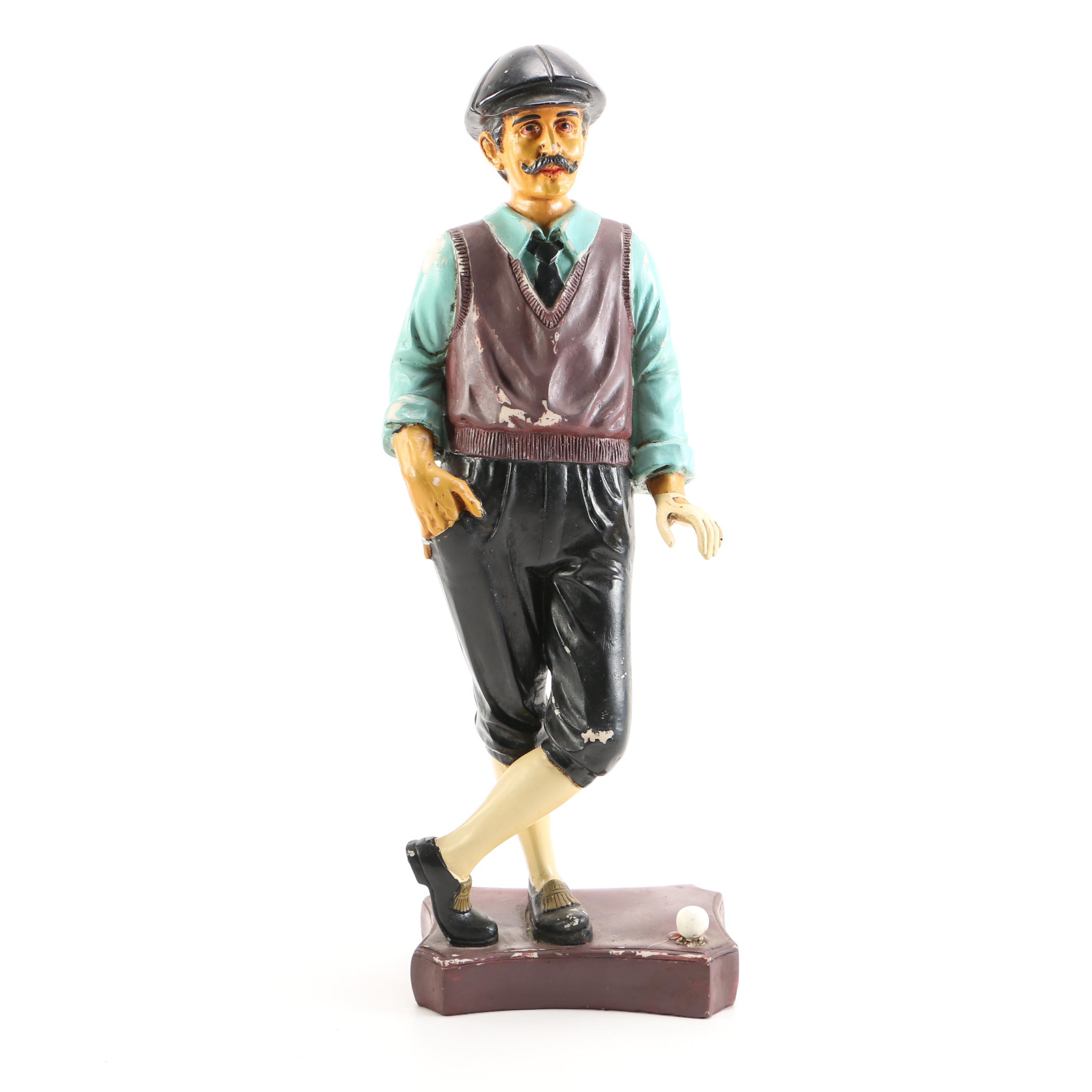 Golfer Figurine