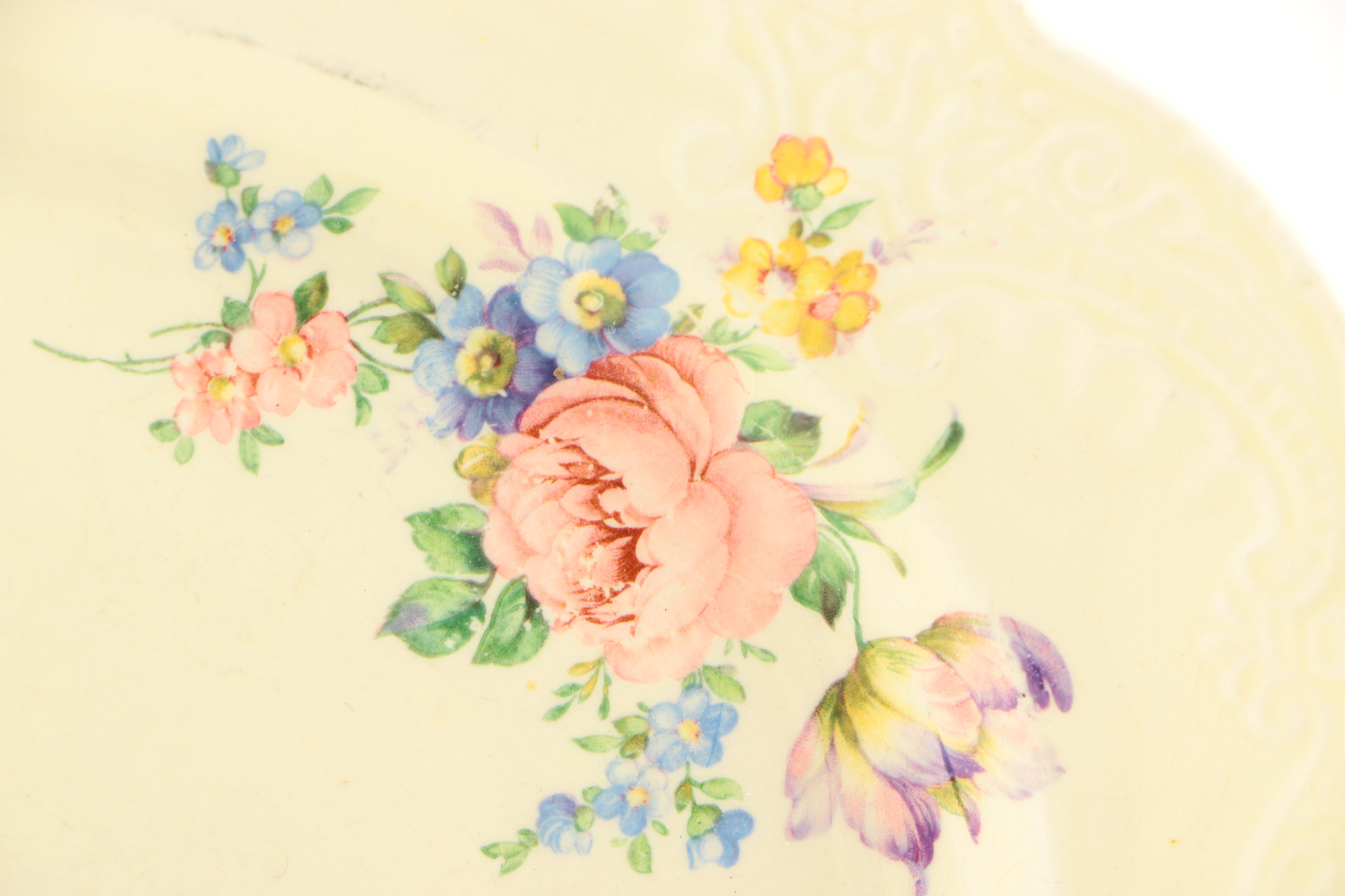 Hand-Painted Porcelain Assortment Including Belleek