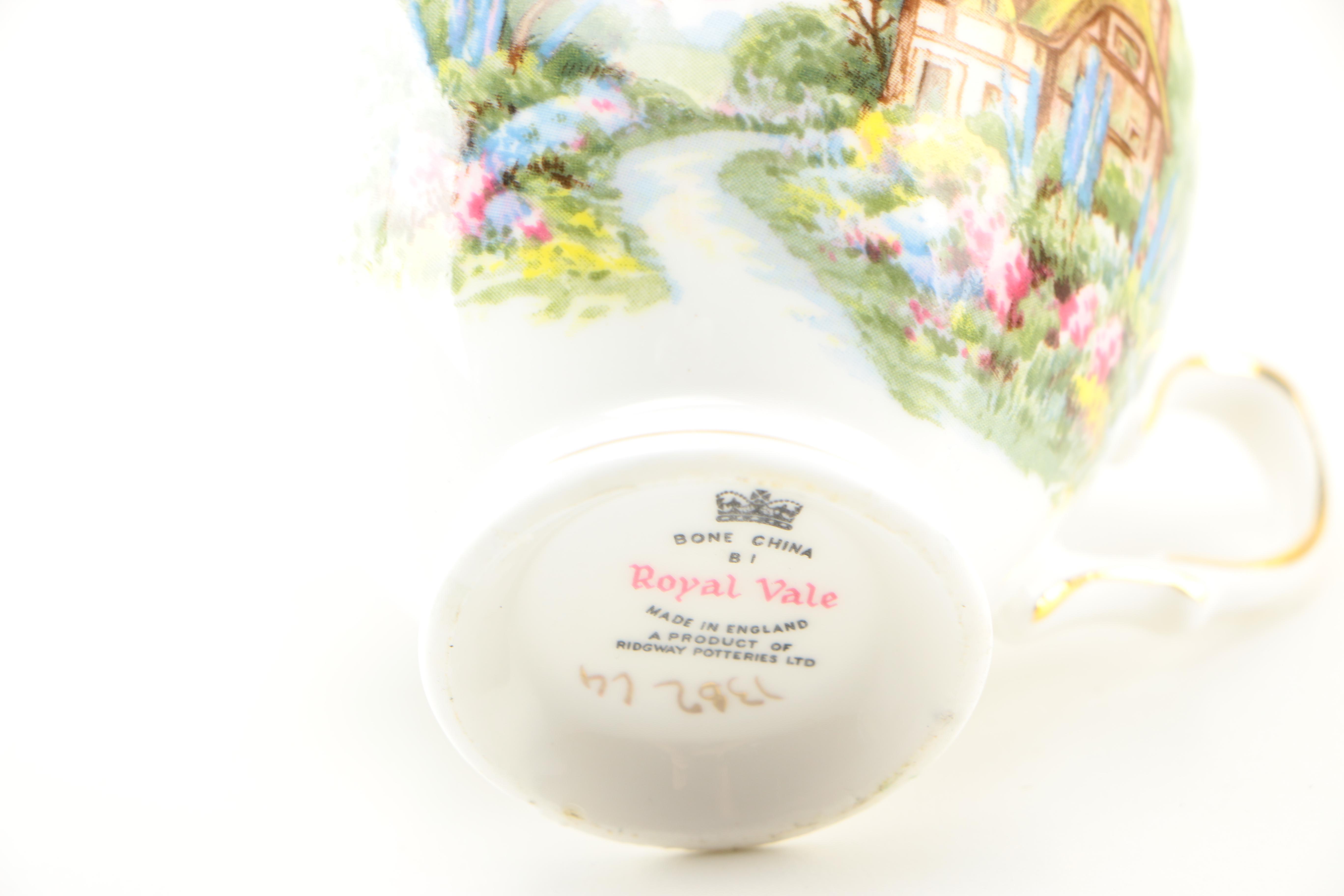 Hand-Painted Porcelain Assortment Including Belleek