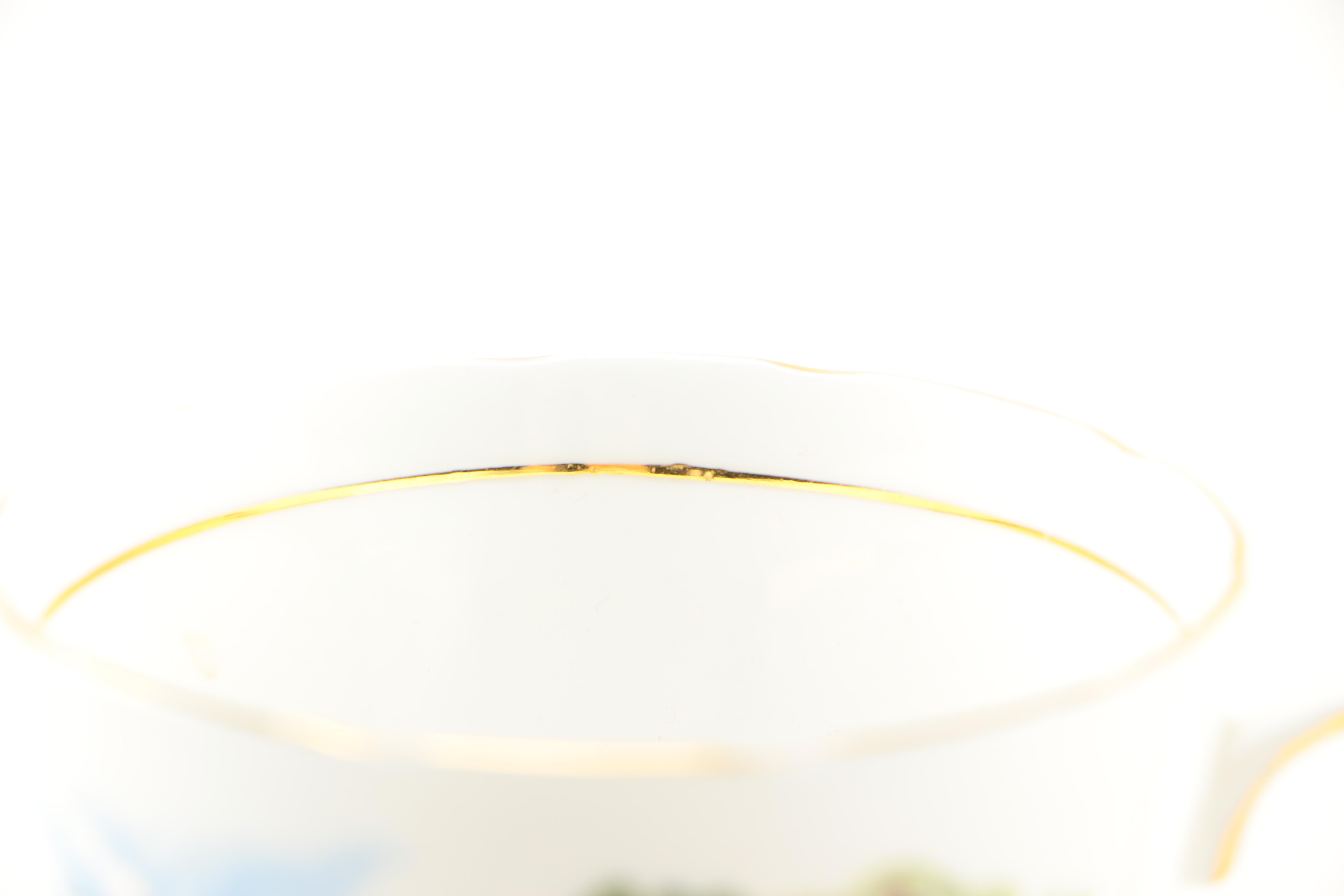 Hand-Painted Porcelain Assortment Including Belleek