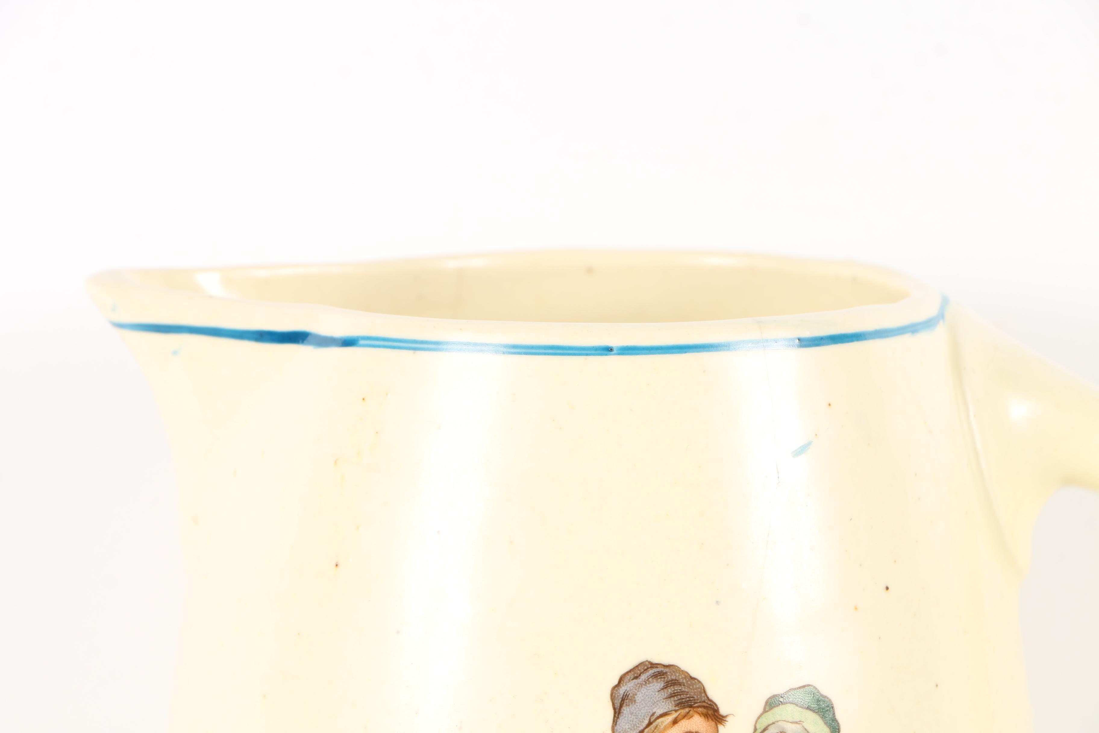 Hummel Offset Lithographs With Ceramic Pitcher