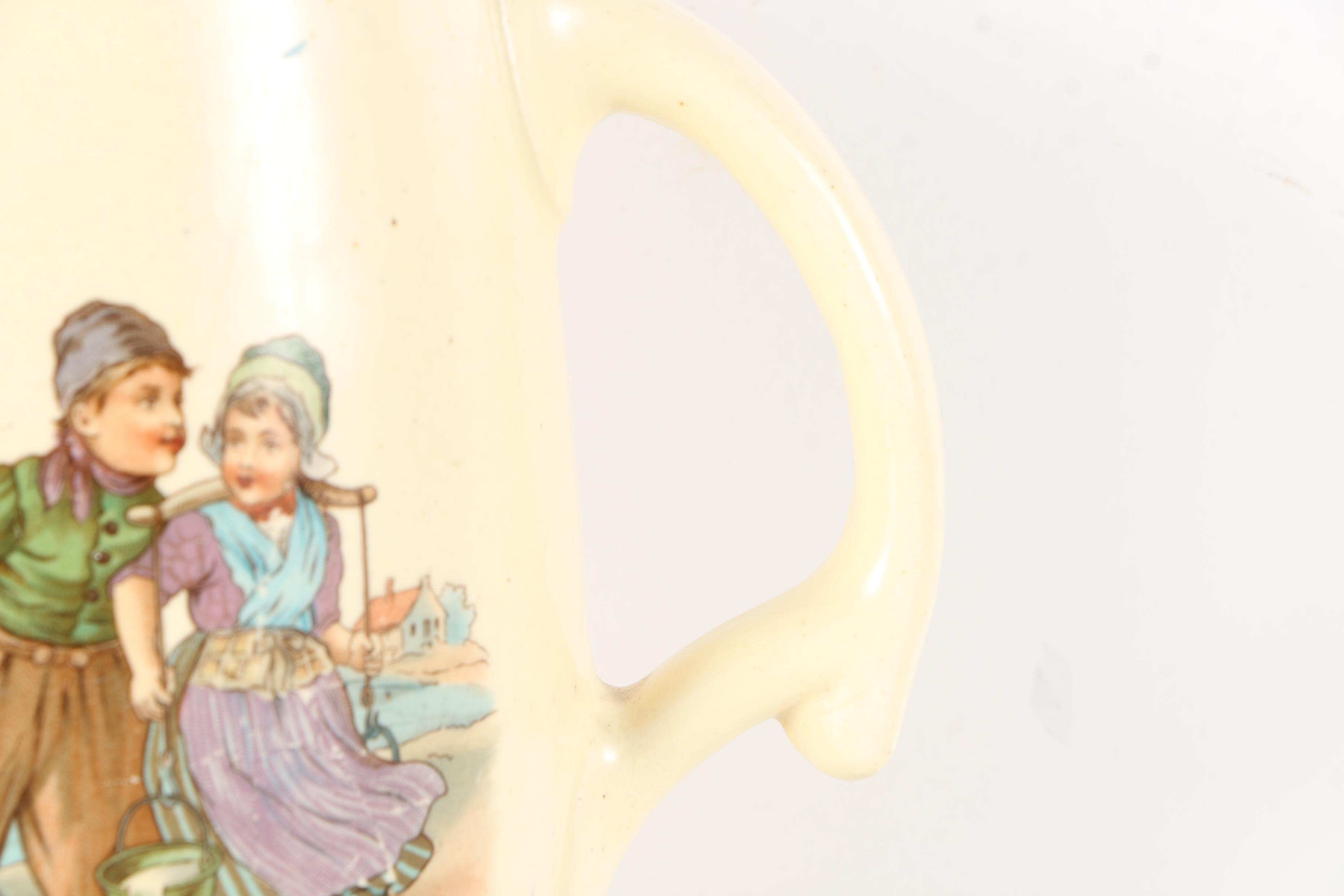 Hummel Offset Lithographs With Ceramic Pitcher