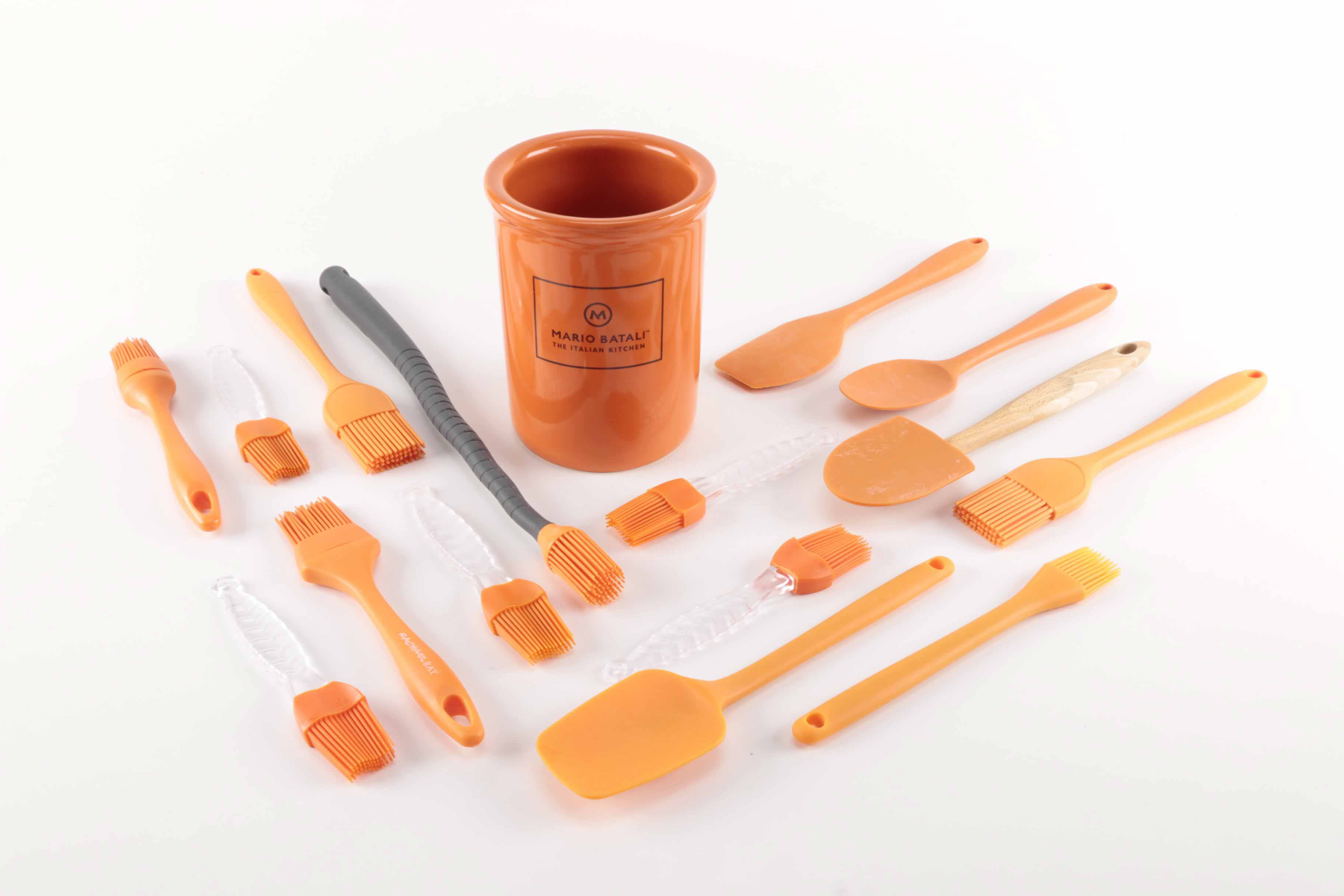 Orange Ceramic Dinnerware Set