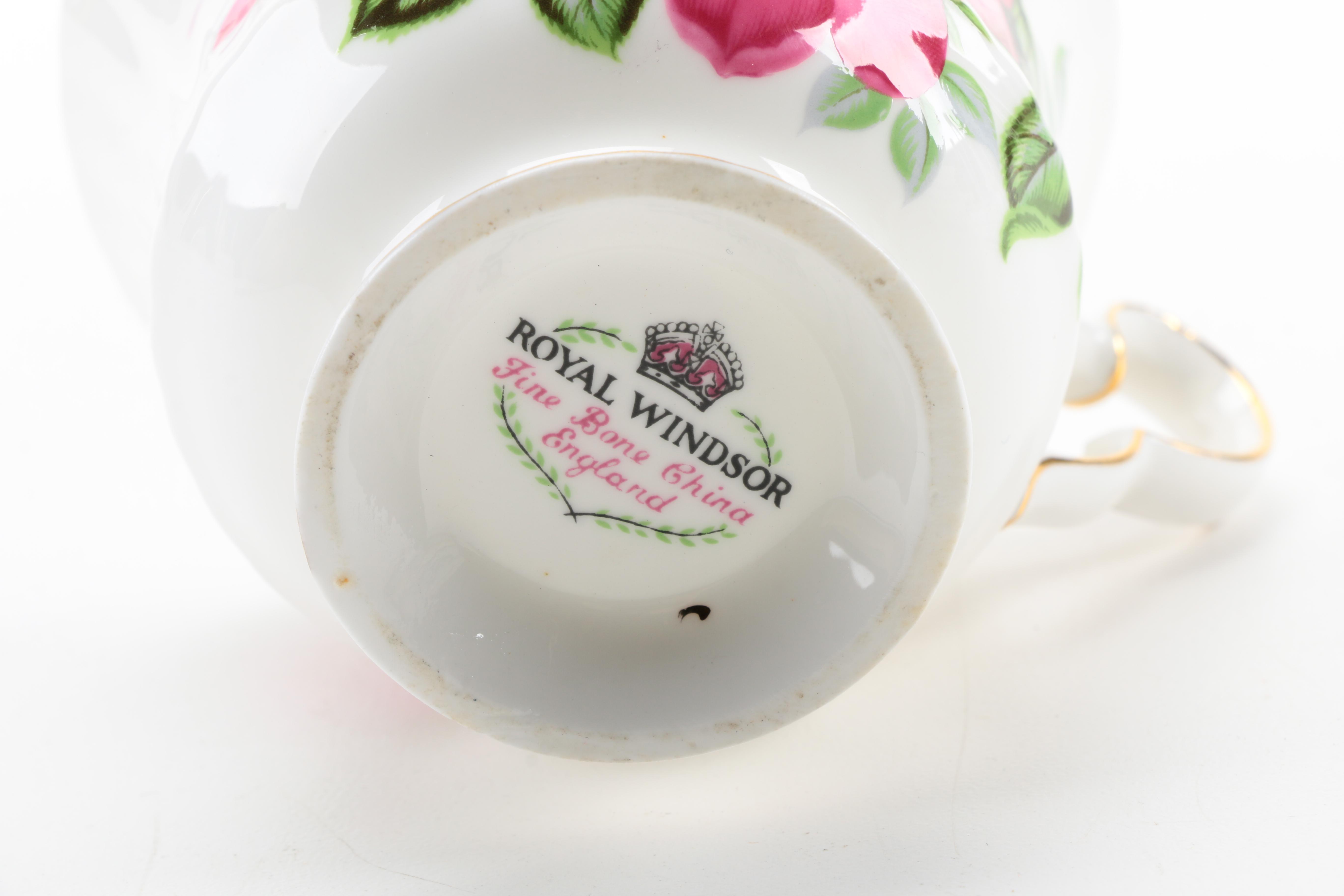 Assorted Saucers and Teacup