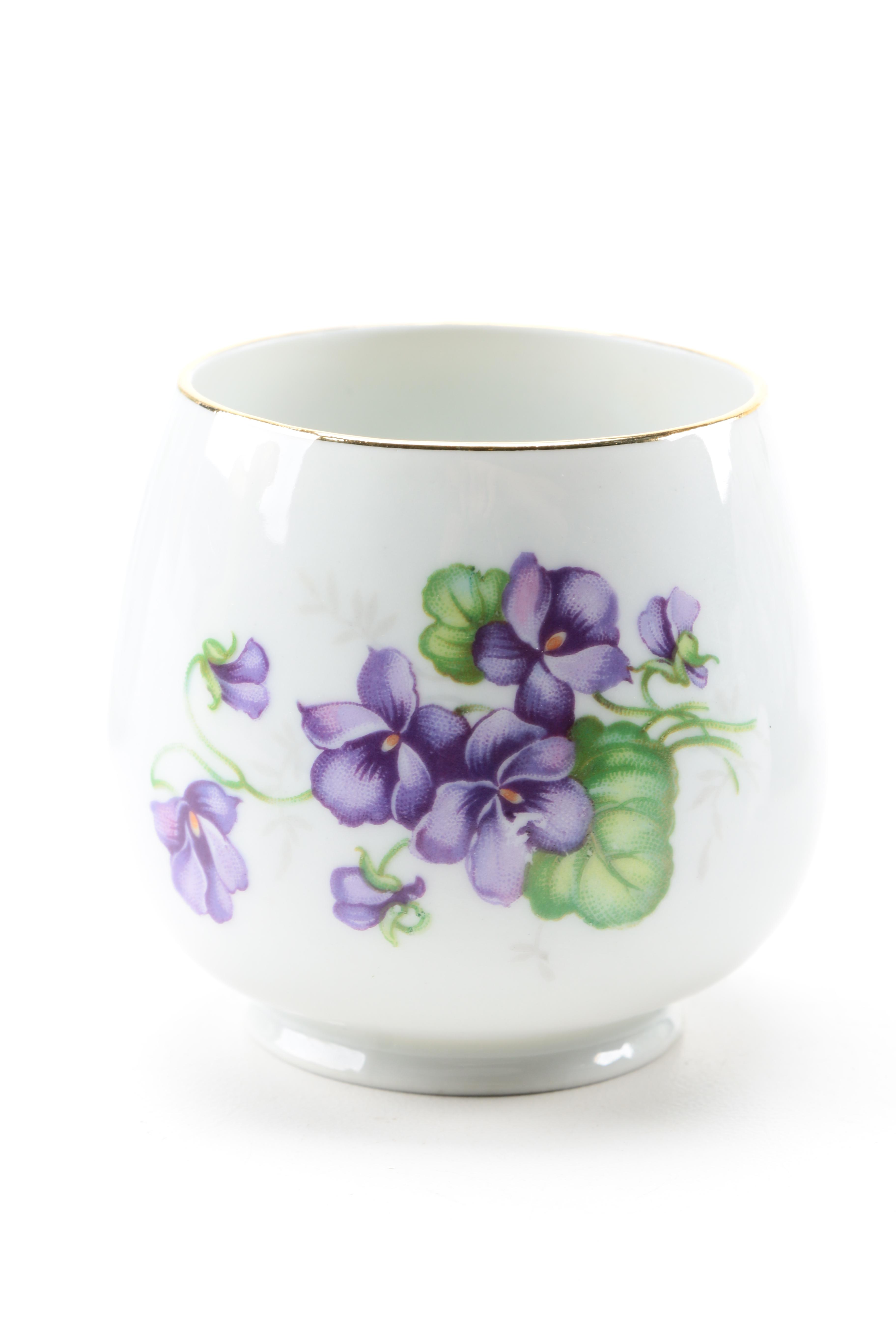 Ceramic Floral Theme Serveware