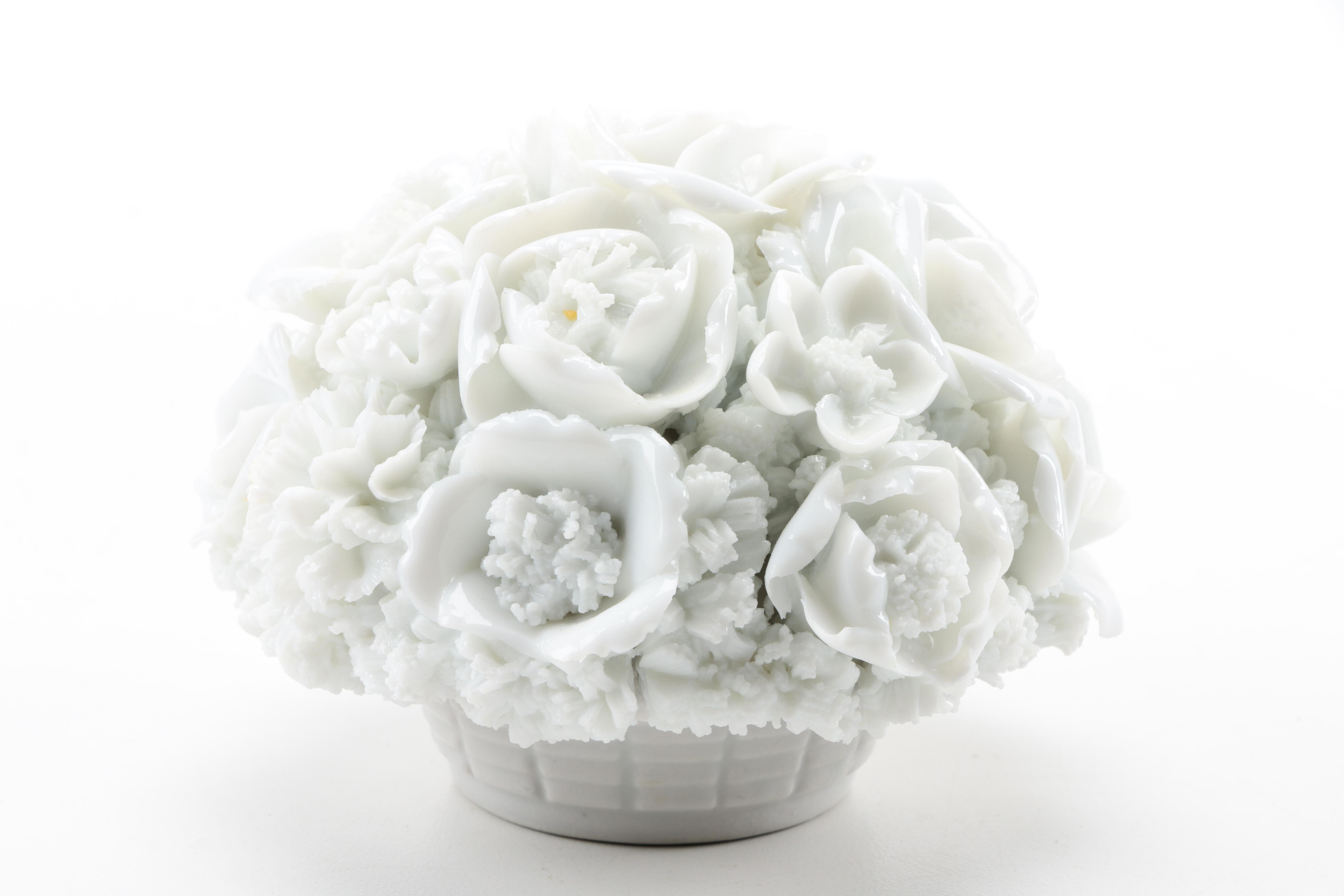 Ceramic Floral Theme Serveware