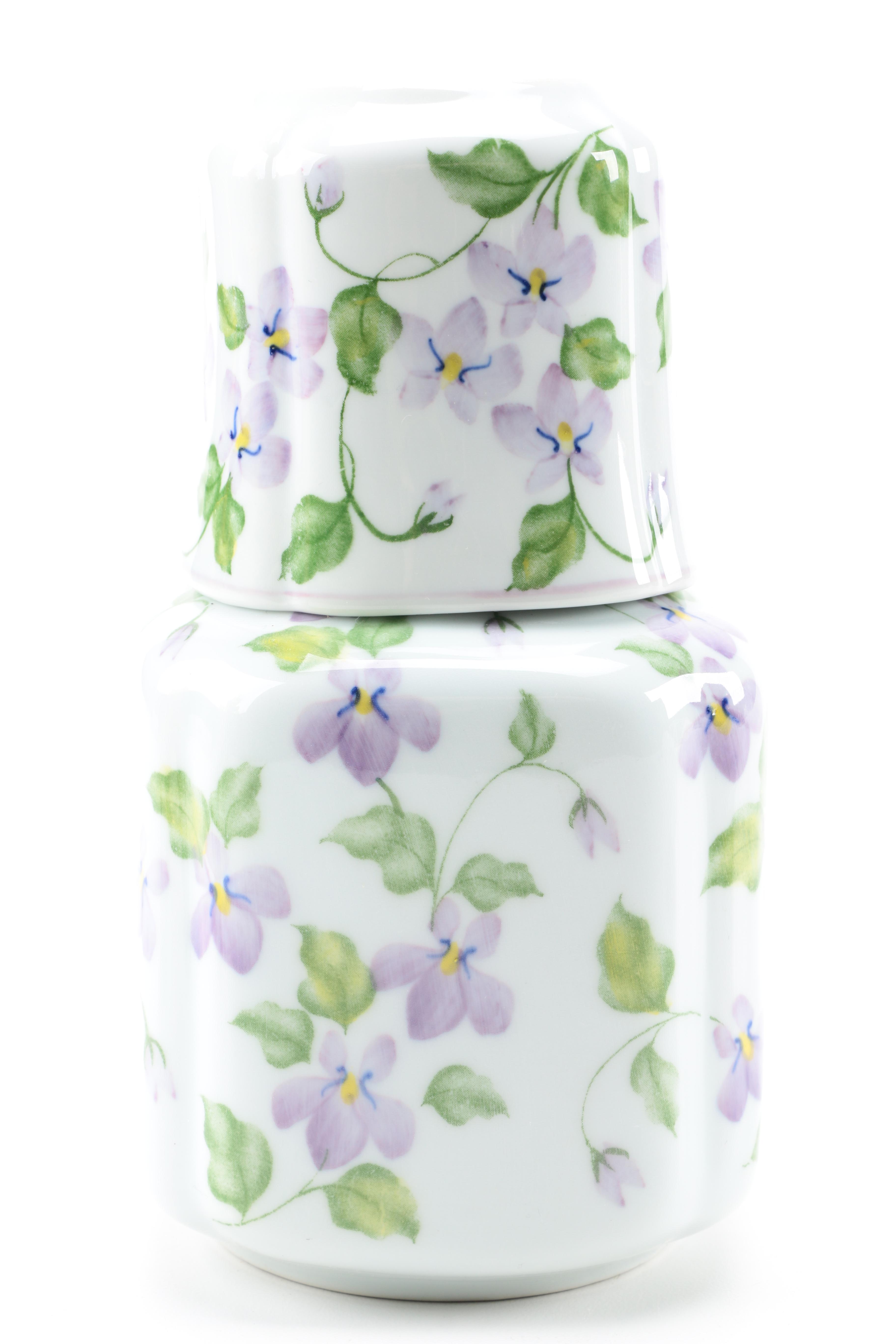 Ceramic Floral Theme Serveware