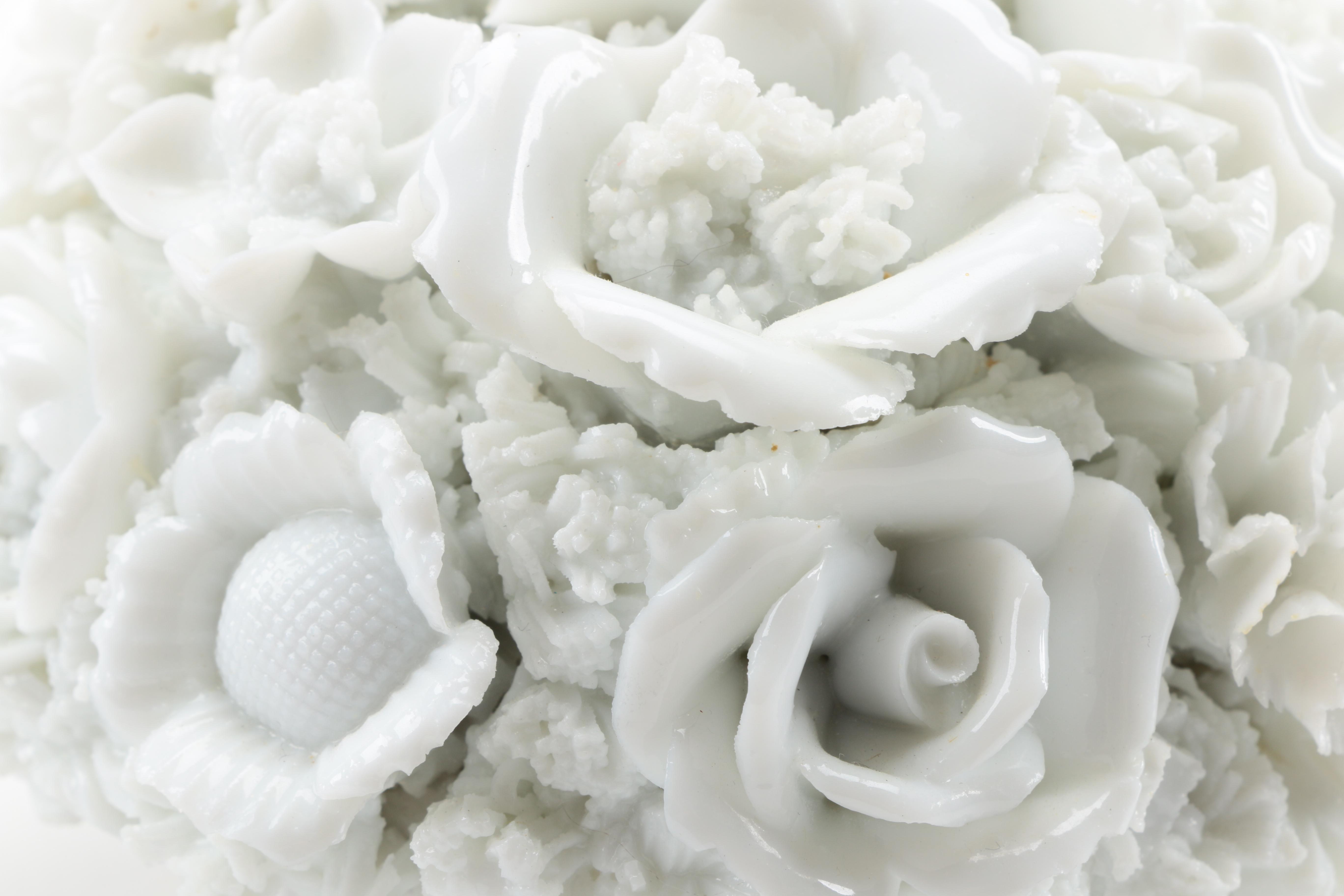 Ceramic Floral Theme Serveware