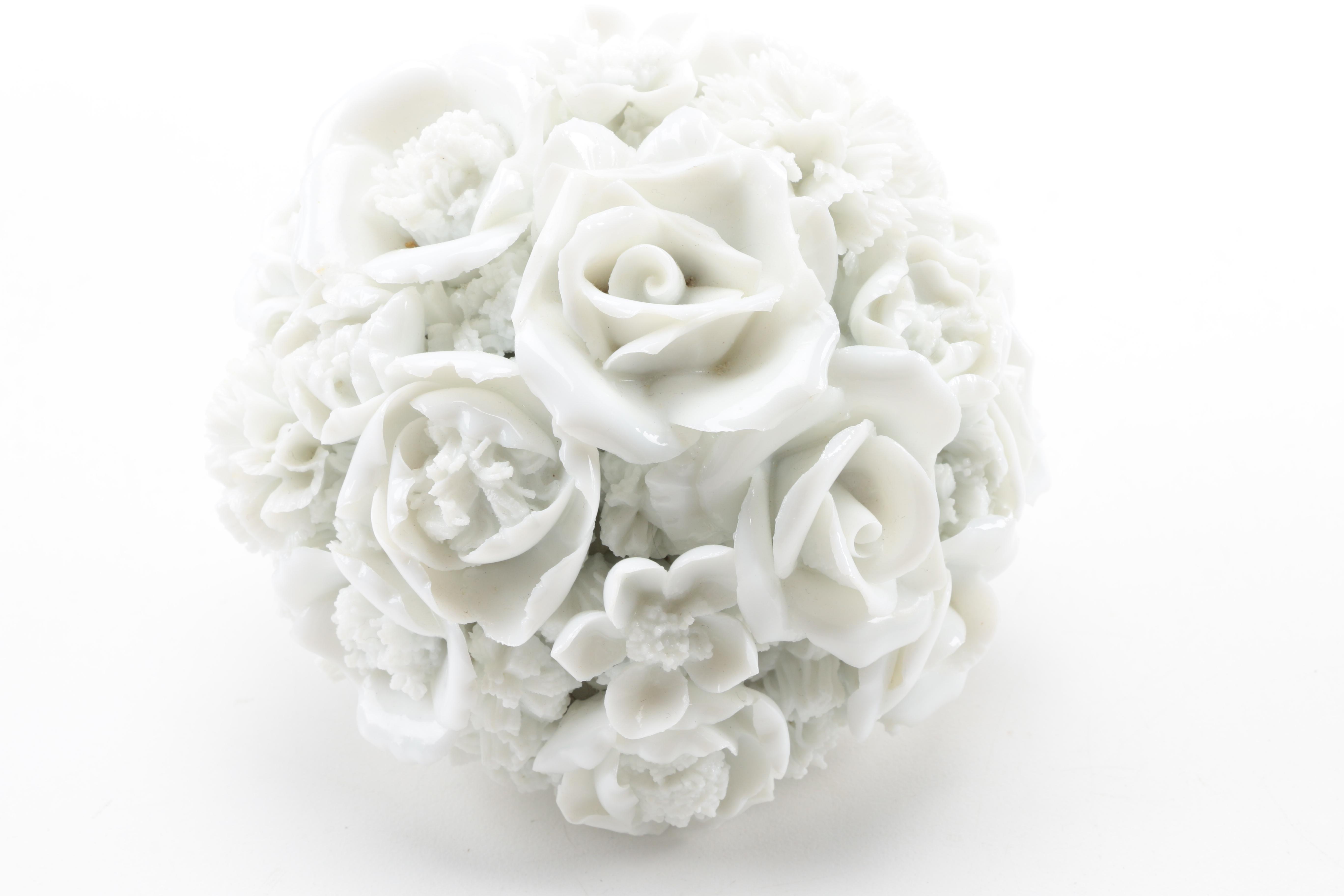 Ceramic Floral Theme Serveware