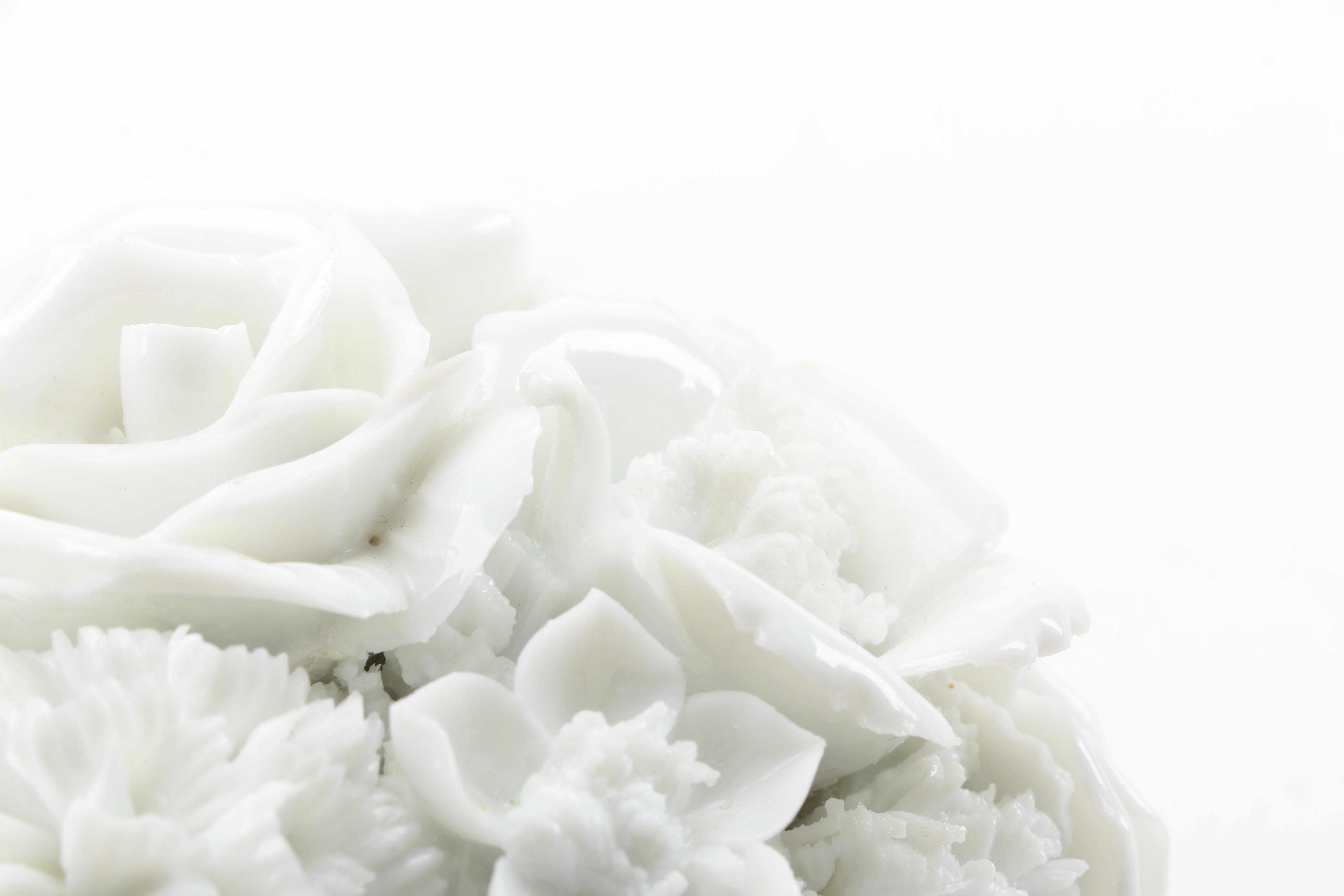 Ceramic Floral Theme Serveware