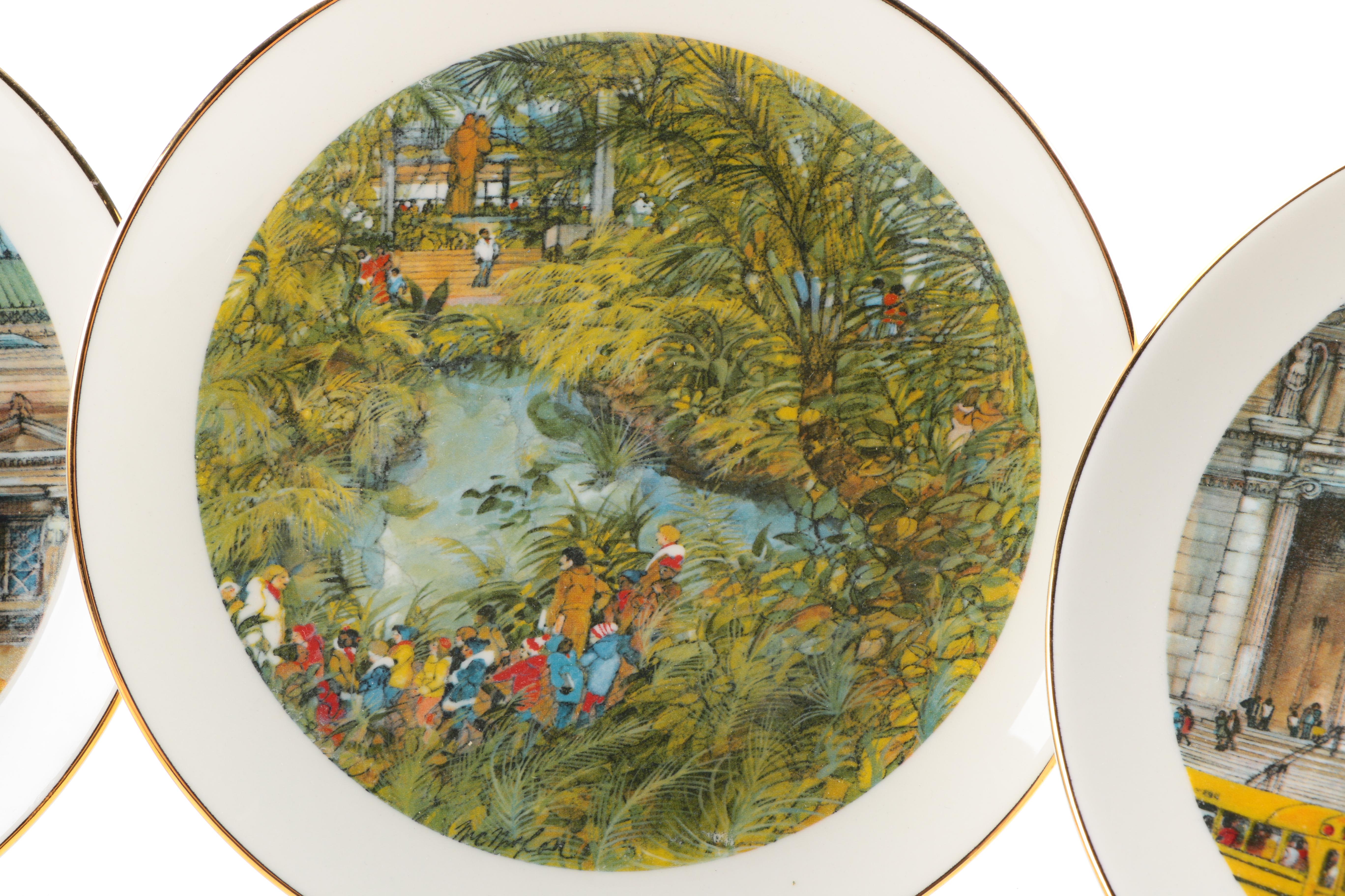 Chicago Collection Franklin McMahon Limited Edition Collectors Plates