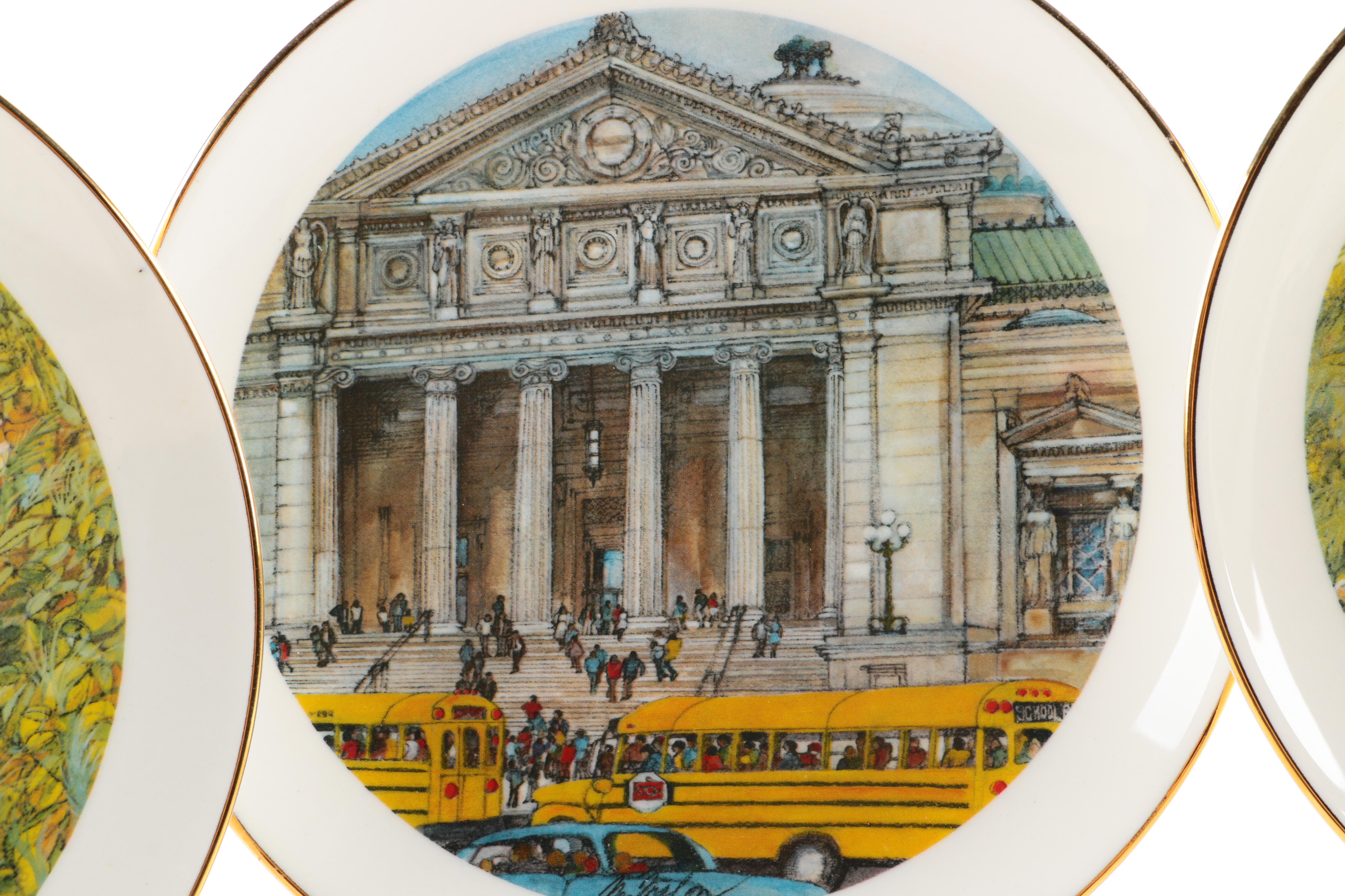 Chicago Collection Franklin McMahon Limited Edition Collectors Plates