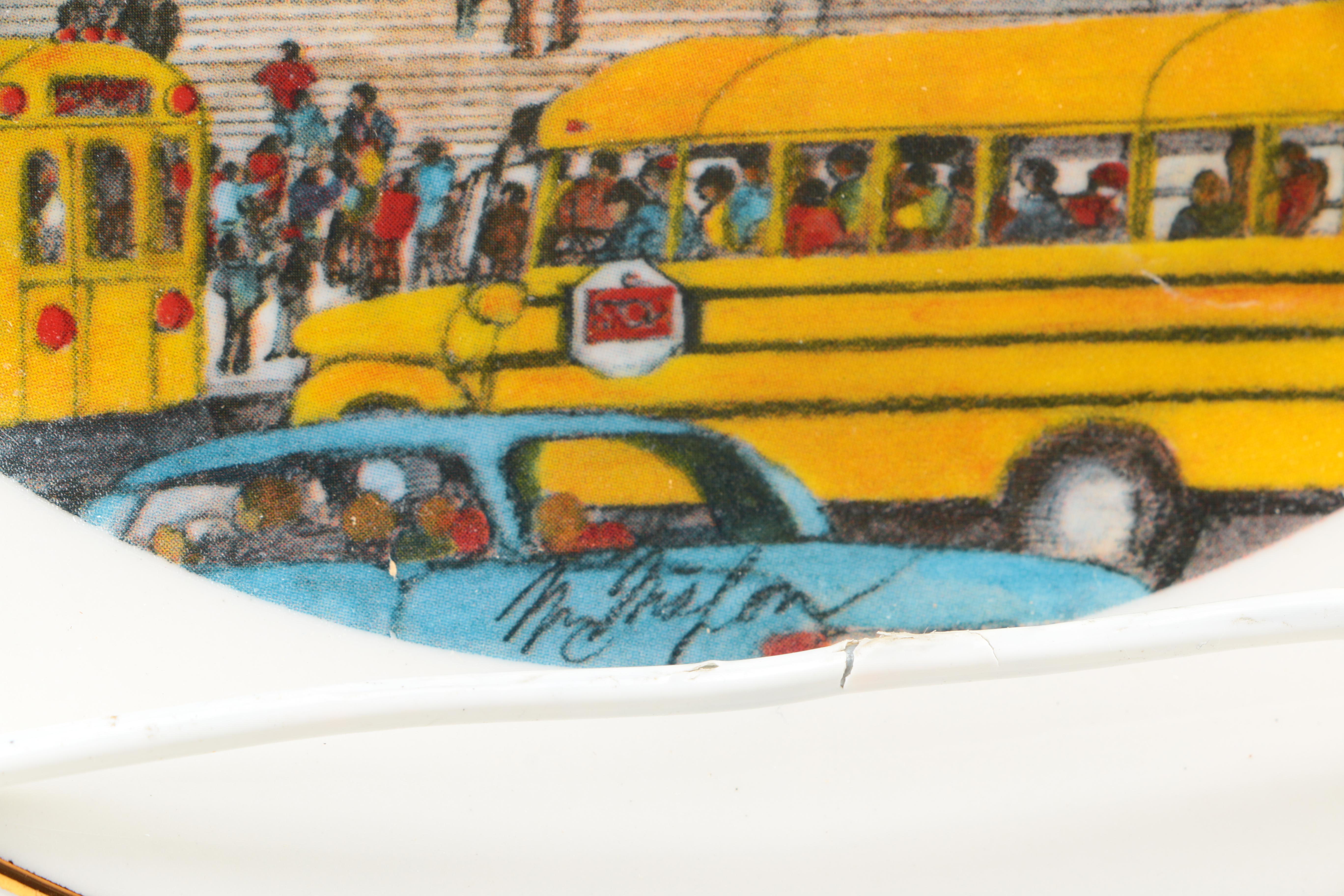 Chicago Collection Franklin McMahon Limited Edition Collectors Plates