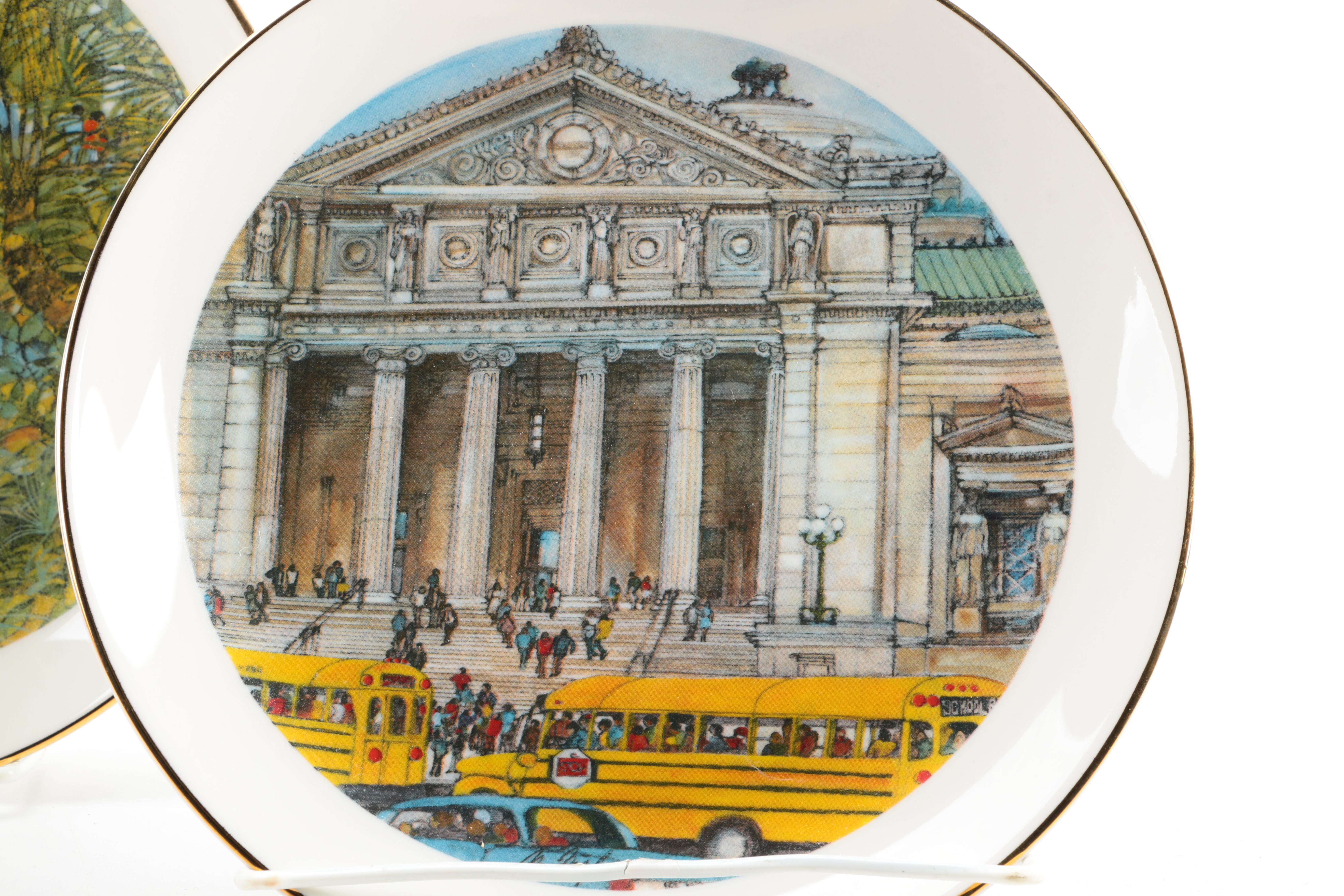 Chicago Collection Franklin McMahon Limited Edition Collectors Plates