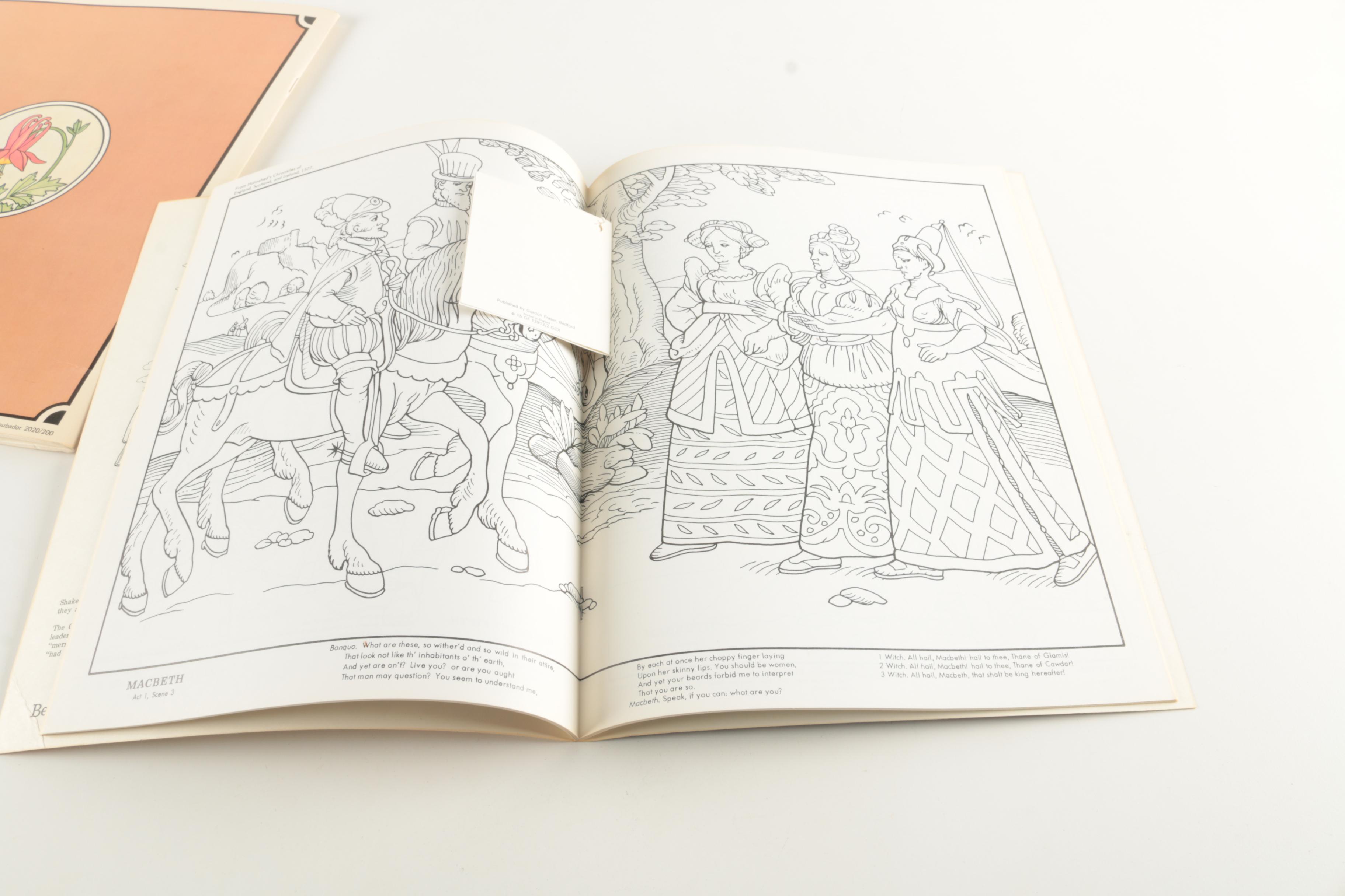 Coloring Books and Paper Dolls Including "Henry VIII & His Wives"