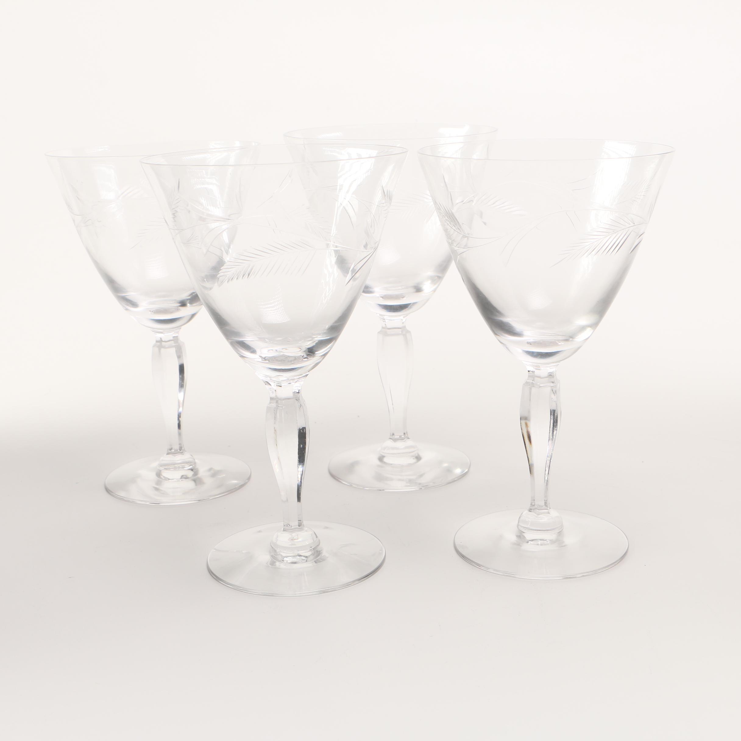 Long Stemmed Glass Goblets