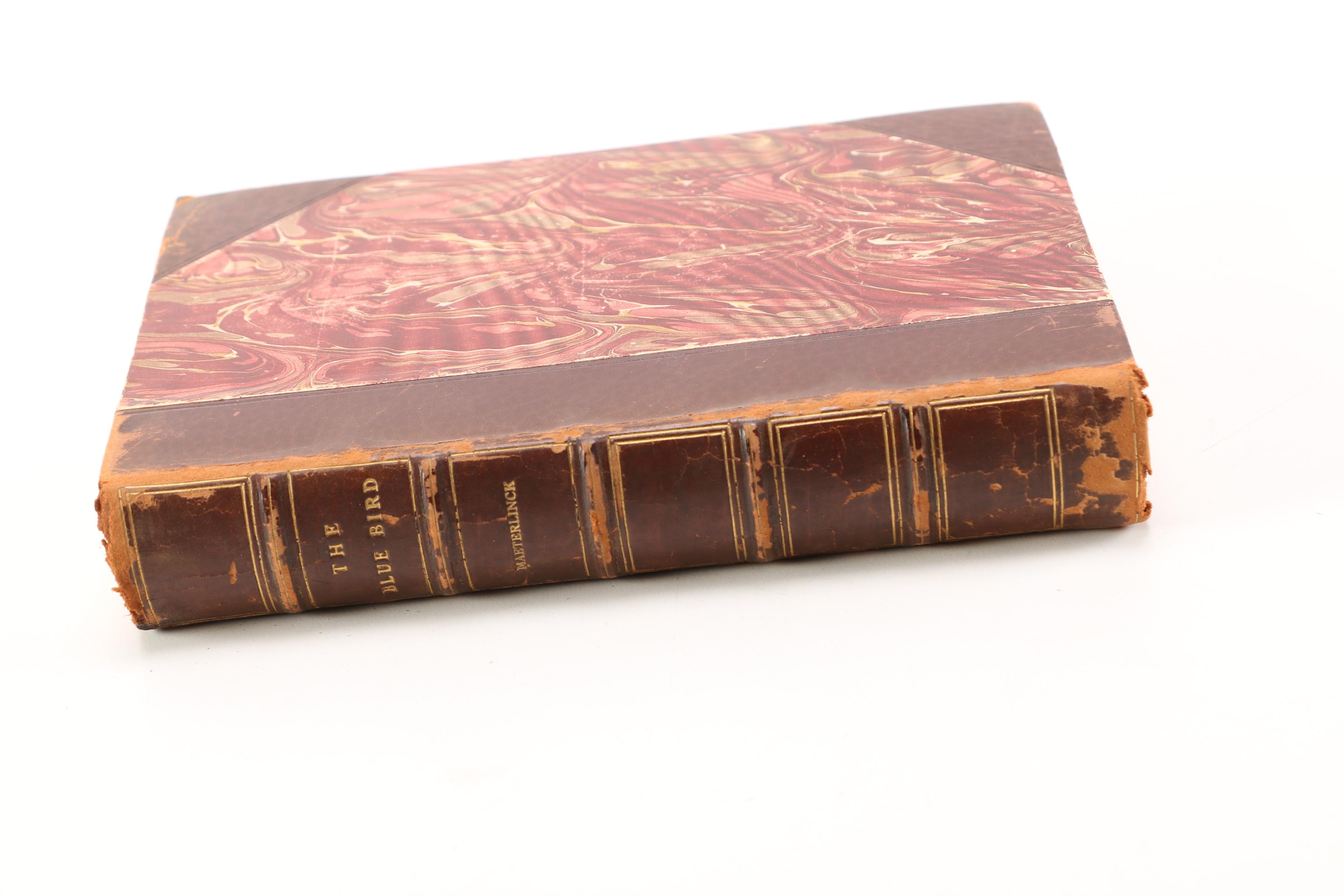 1912 "The Blue Bird Book" by Maurice Maeterlinck