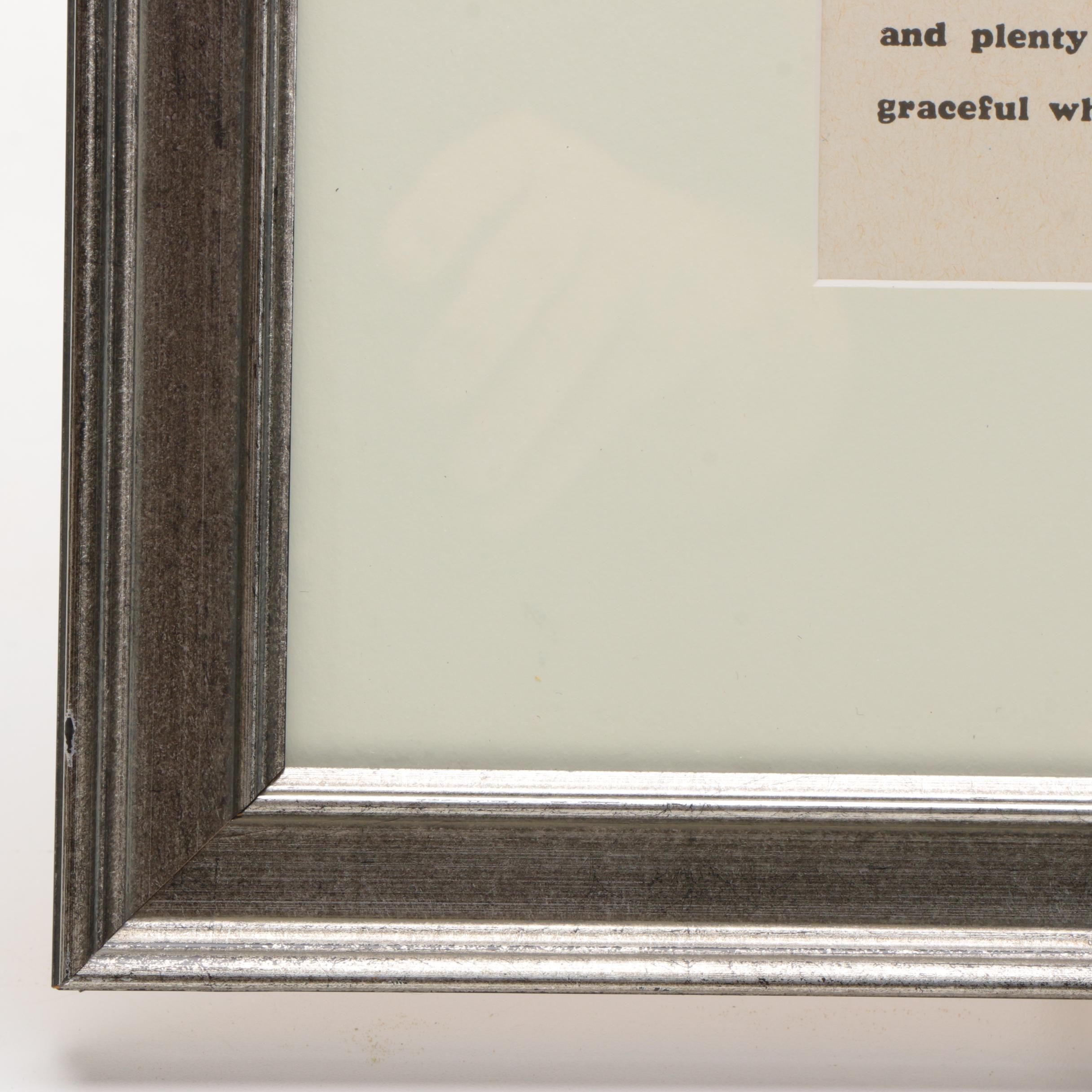 Offset Lithograph on Paper After Alphabet Illustration