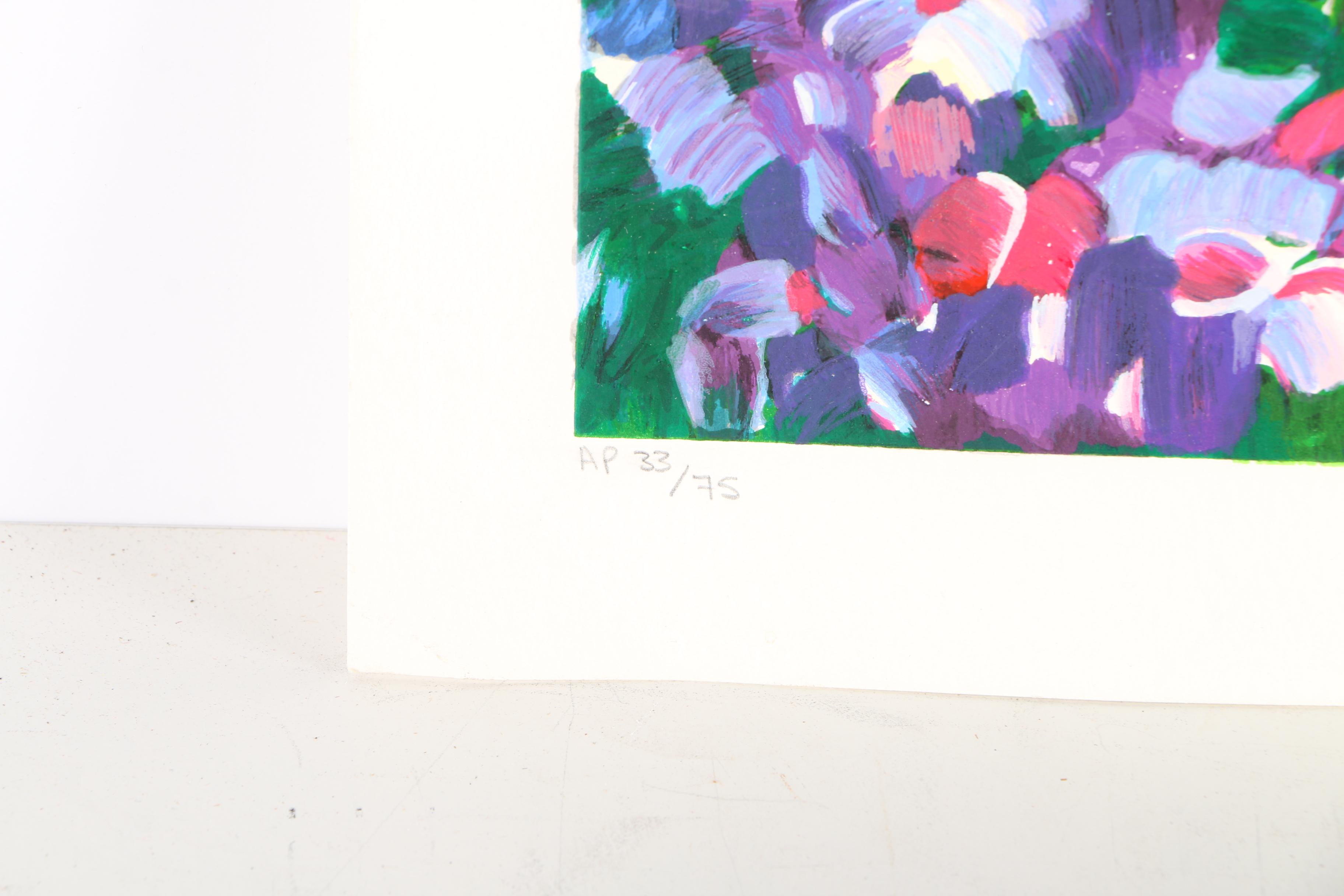 Limited Edition Serigraph of Sailboats