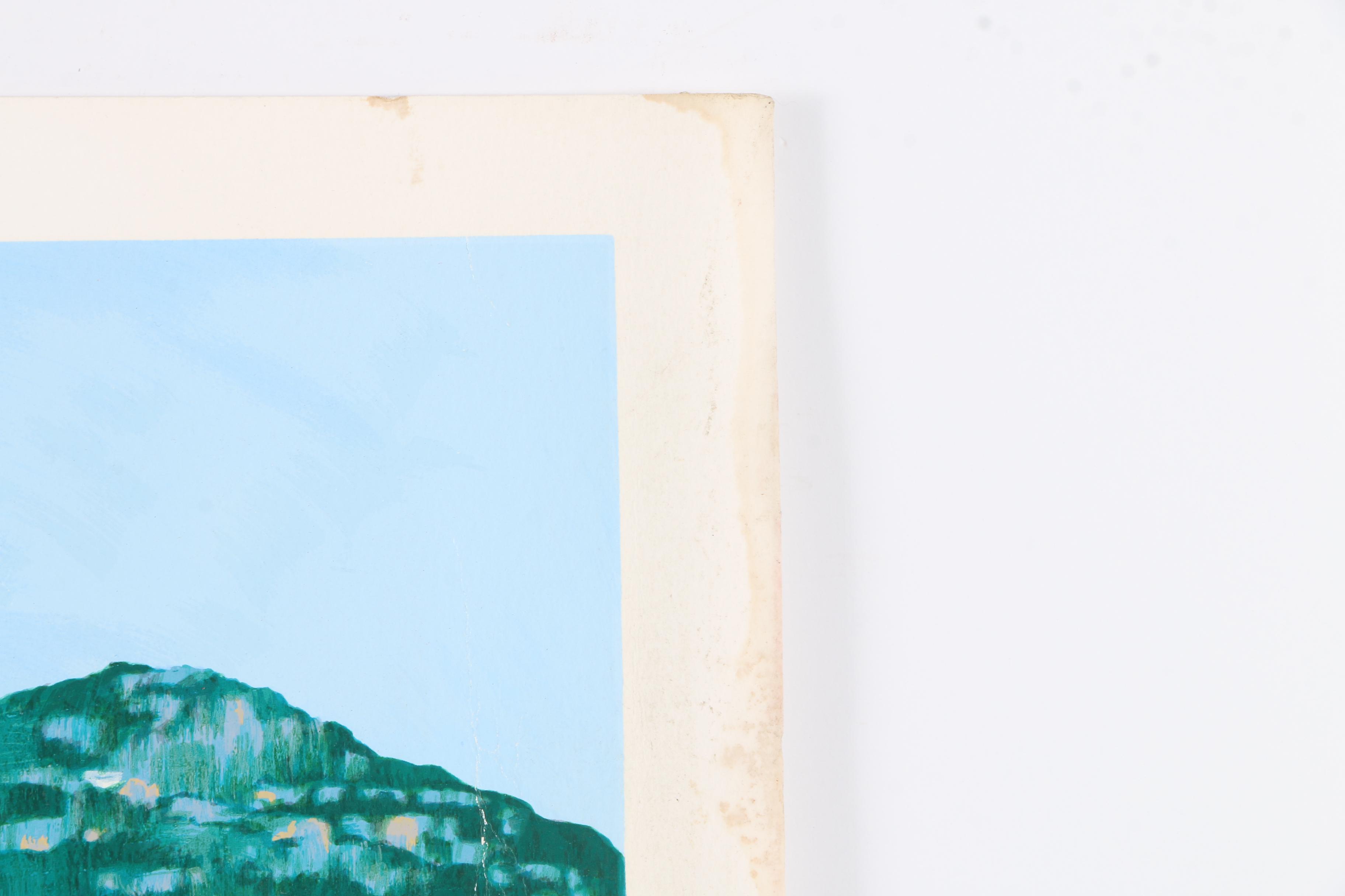 Limited Edition Serigraph of Sailboats