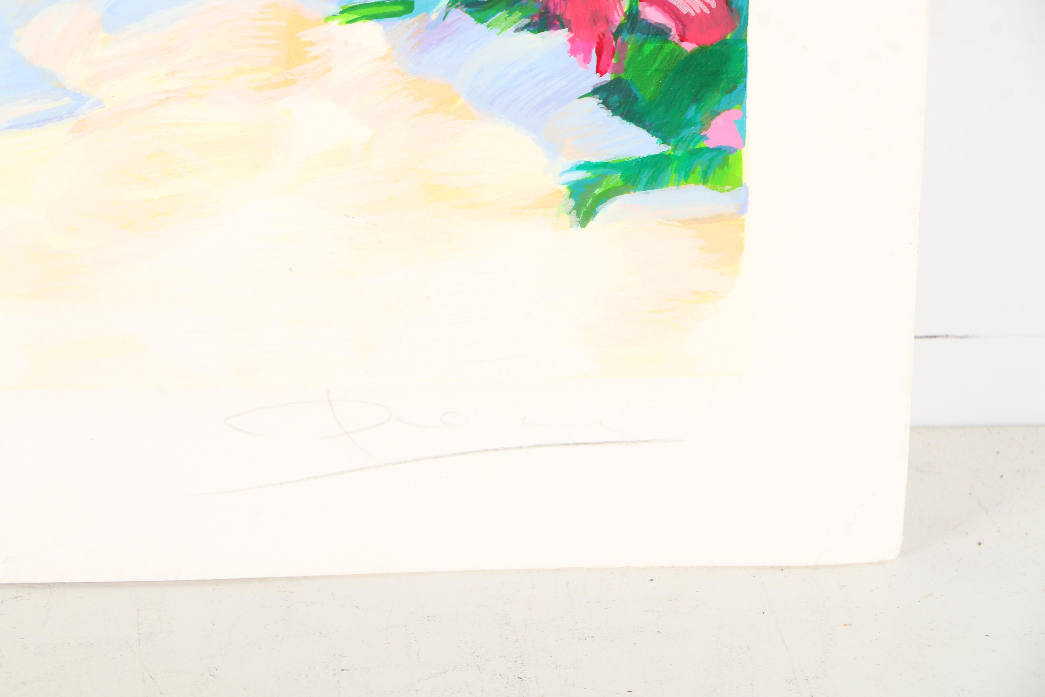 Limited Edition Serigraph of Sailboats