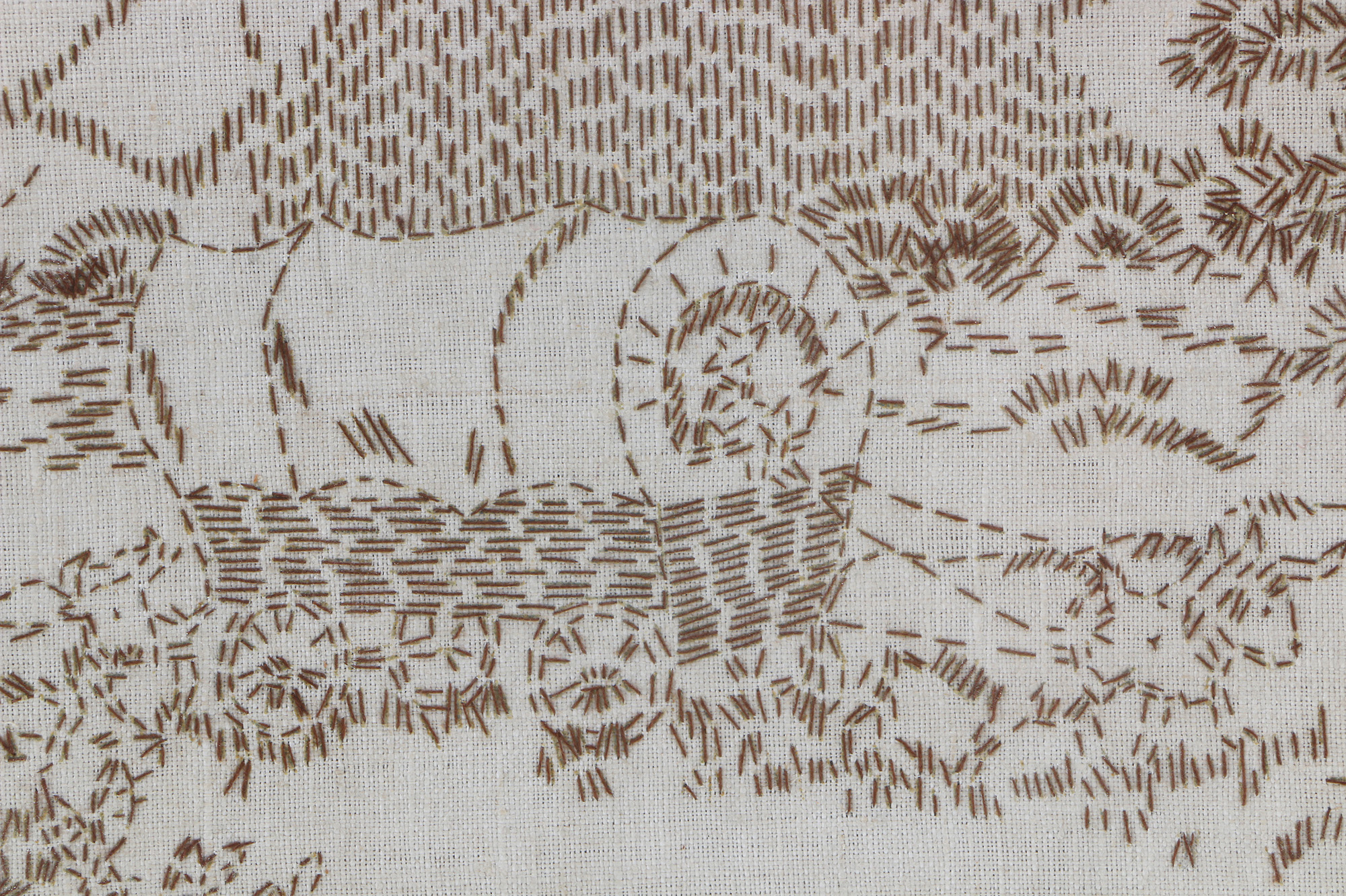 Vintage Framed Embroidery Landscape Scenes