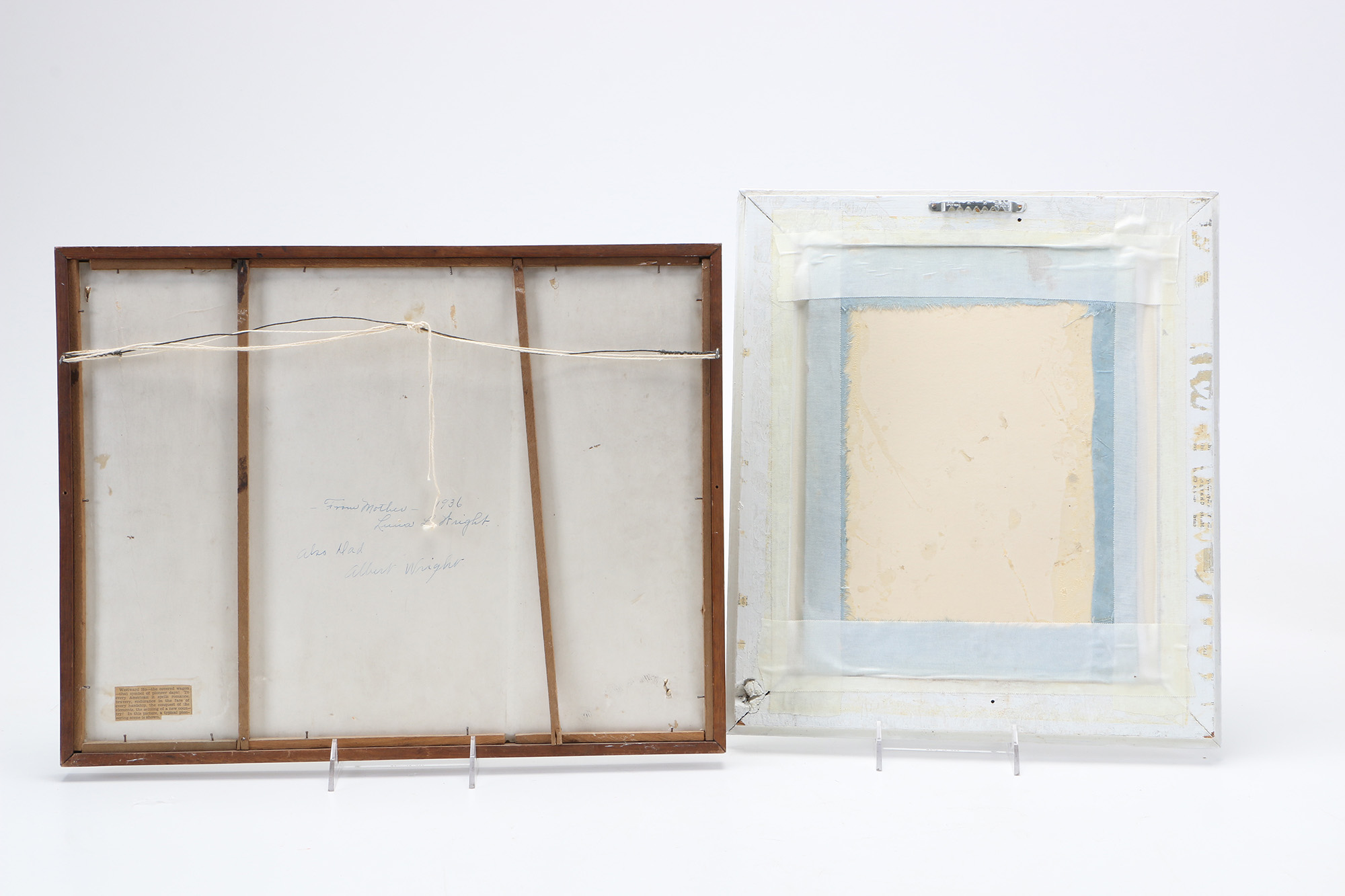 Vintage Framed Embroidery Landscape Scenes