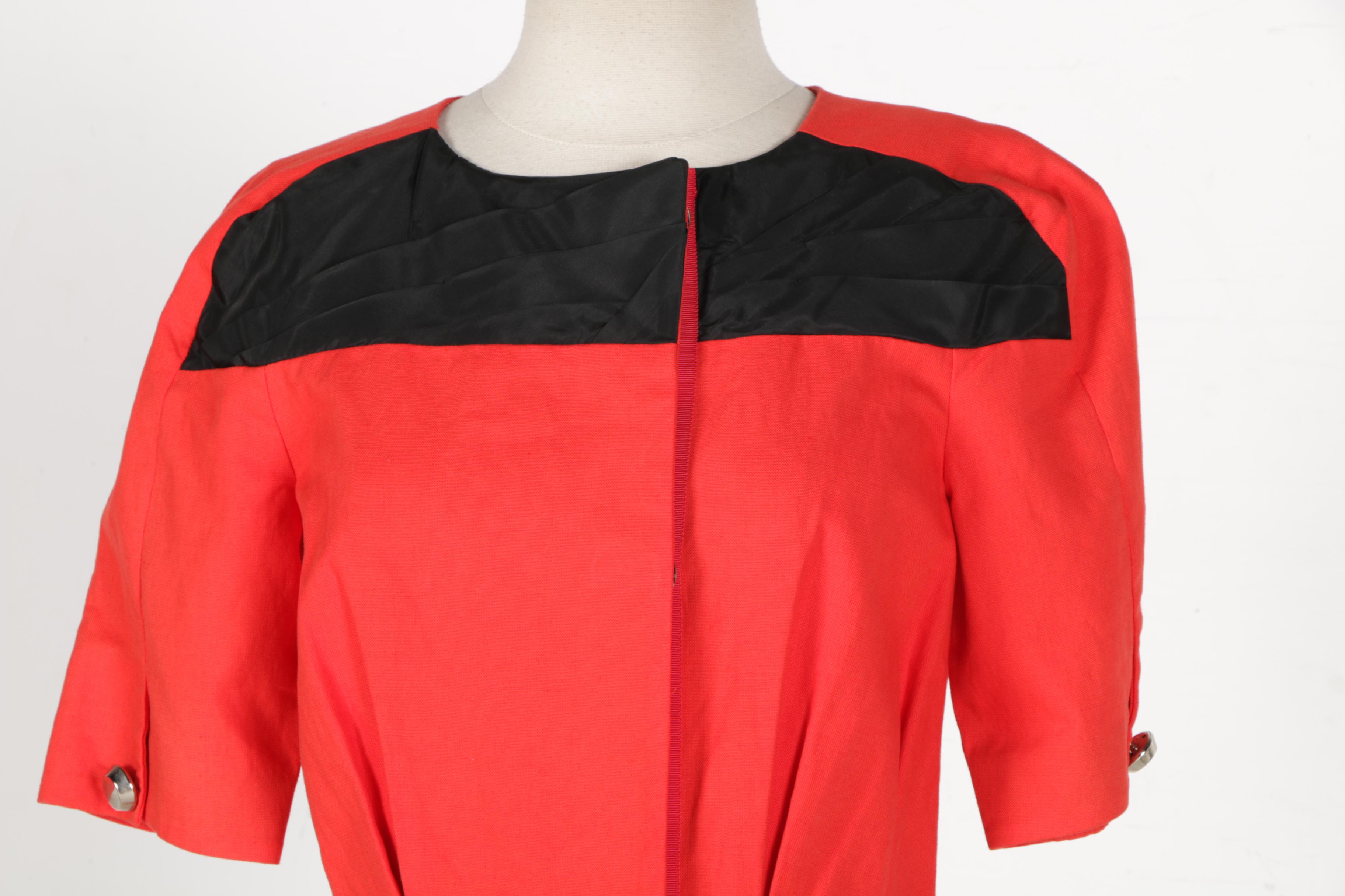 Rachel Roy Red and Black Dress