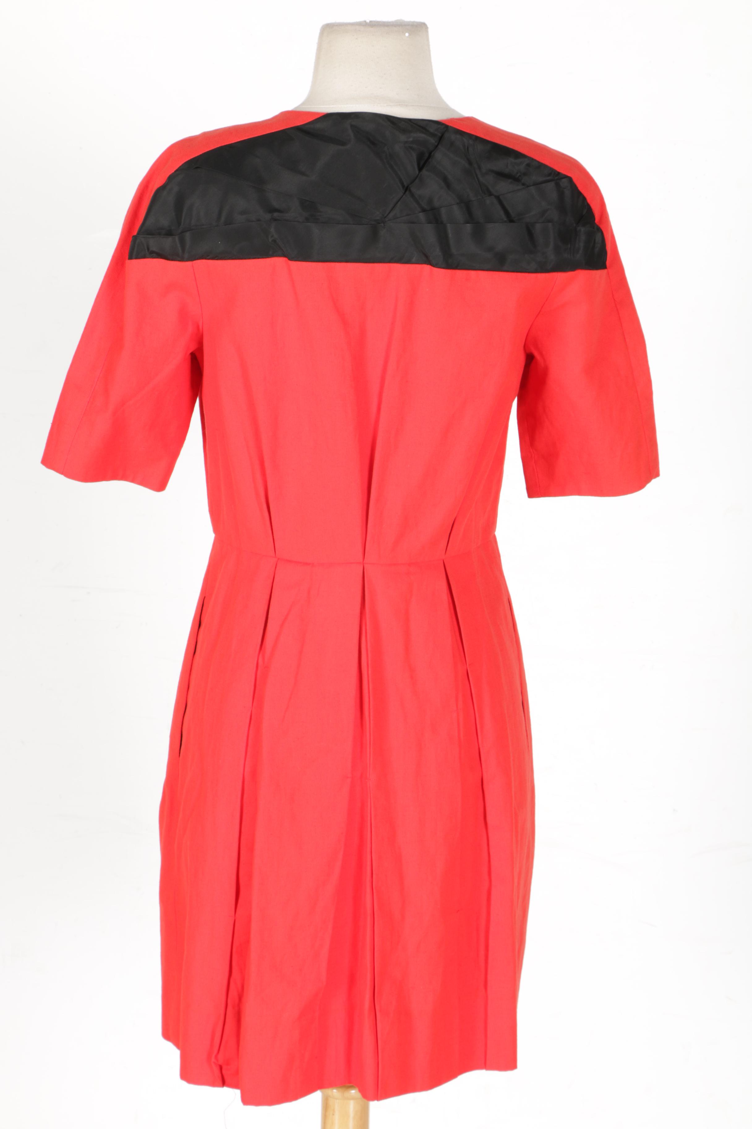 Rachel Roy Red and Black Dress