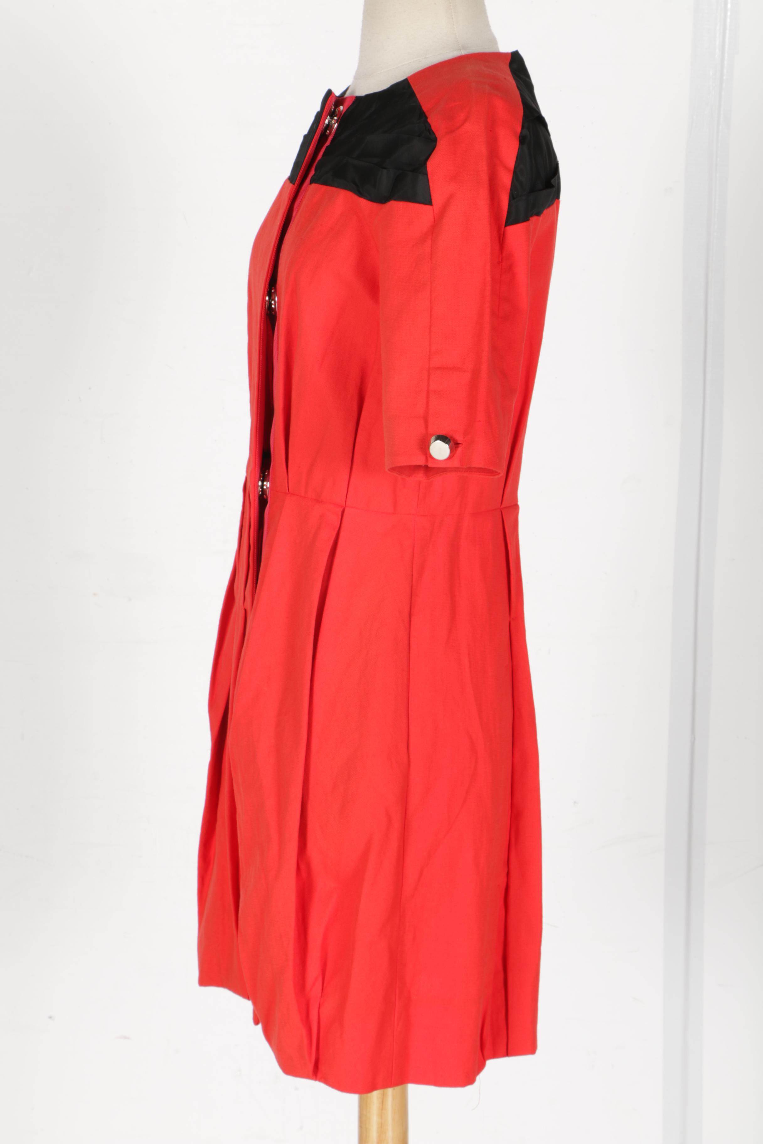 Rachel Roy Red and Black Dress