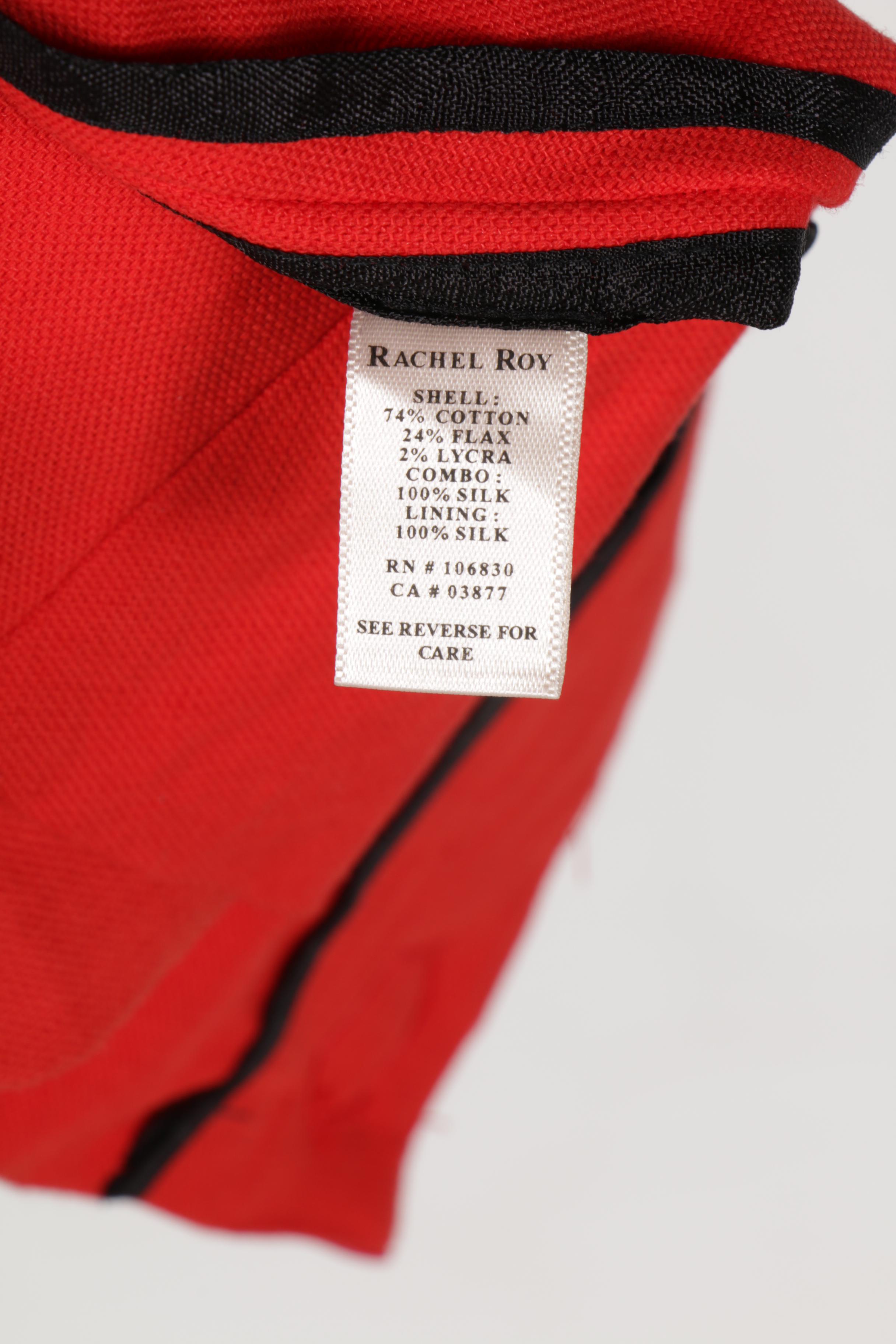 Rachel Roy Red and Black Dress