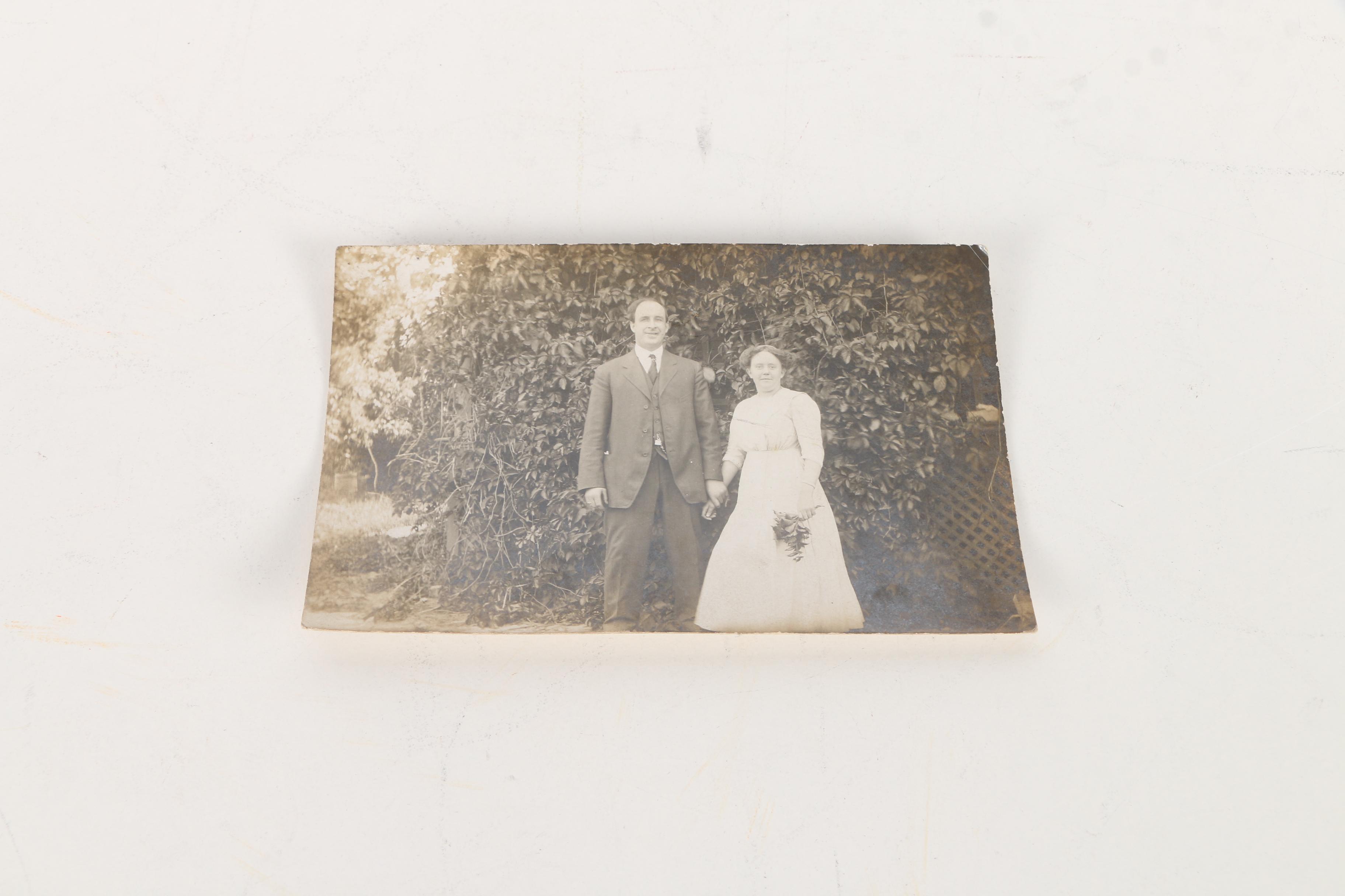 Gelatin-Silver Photographs and Post Card of Families