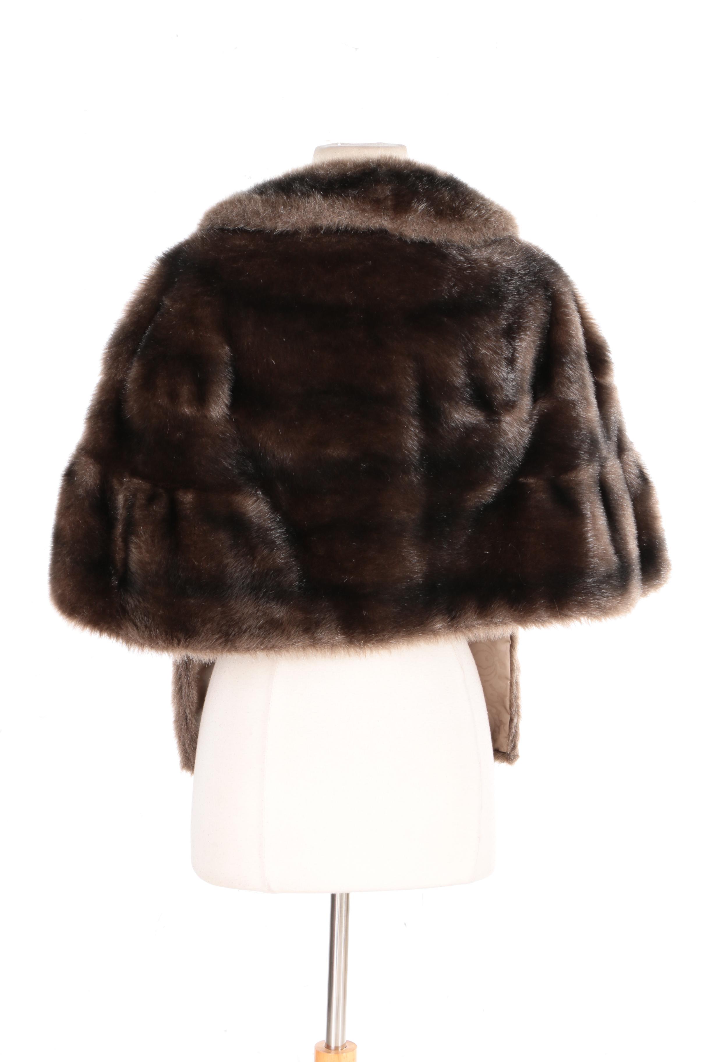 Women's Regina Glenara by Glenoit Faux Fur Shawl