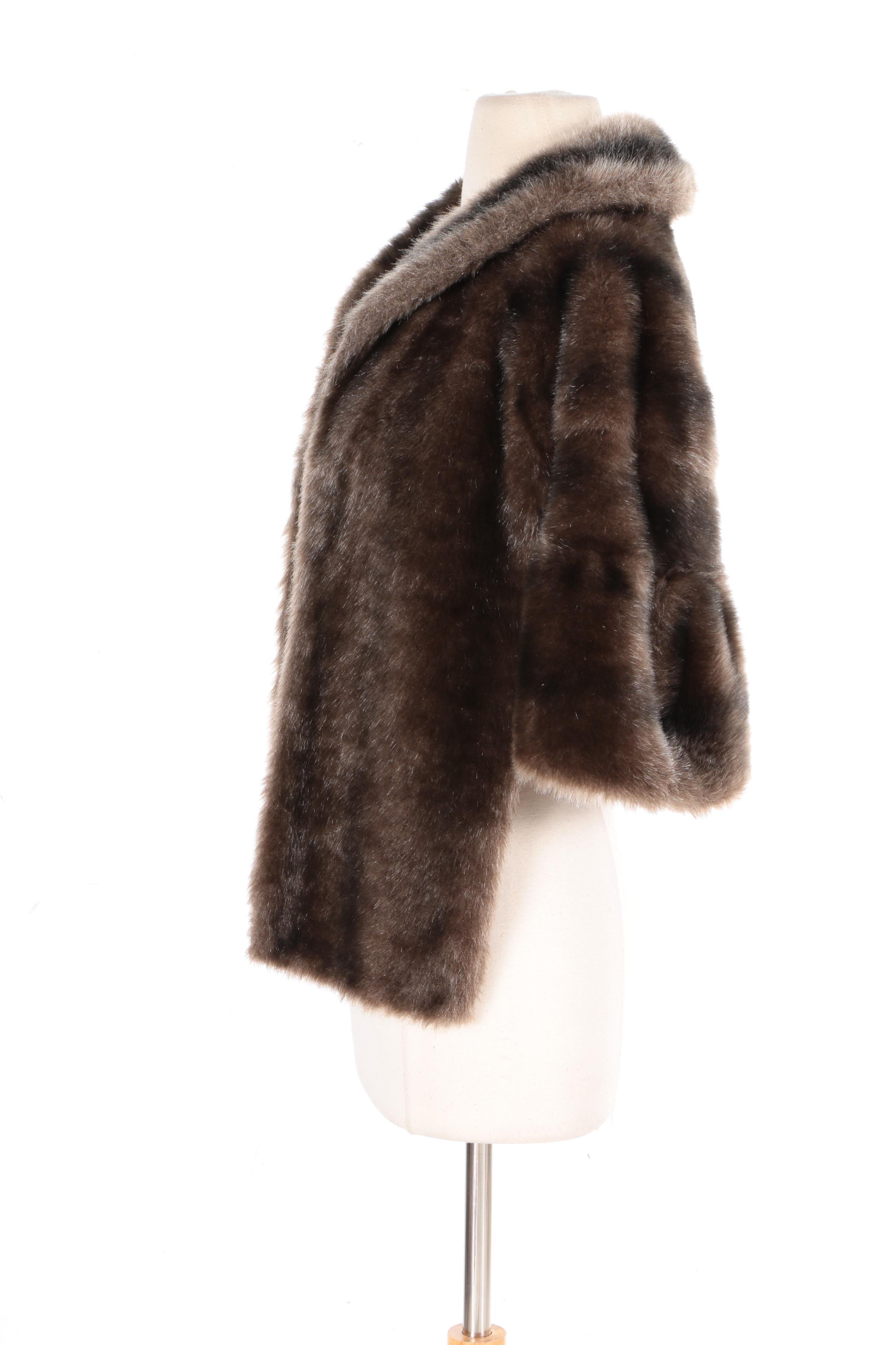 Women's Regina Glenara by Glenoit Faux Fur Shawl