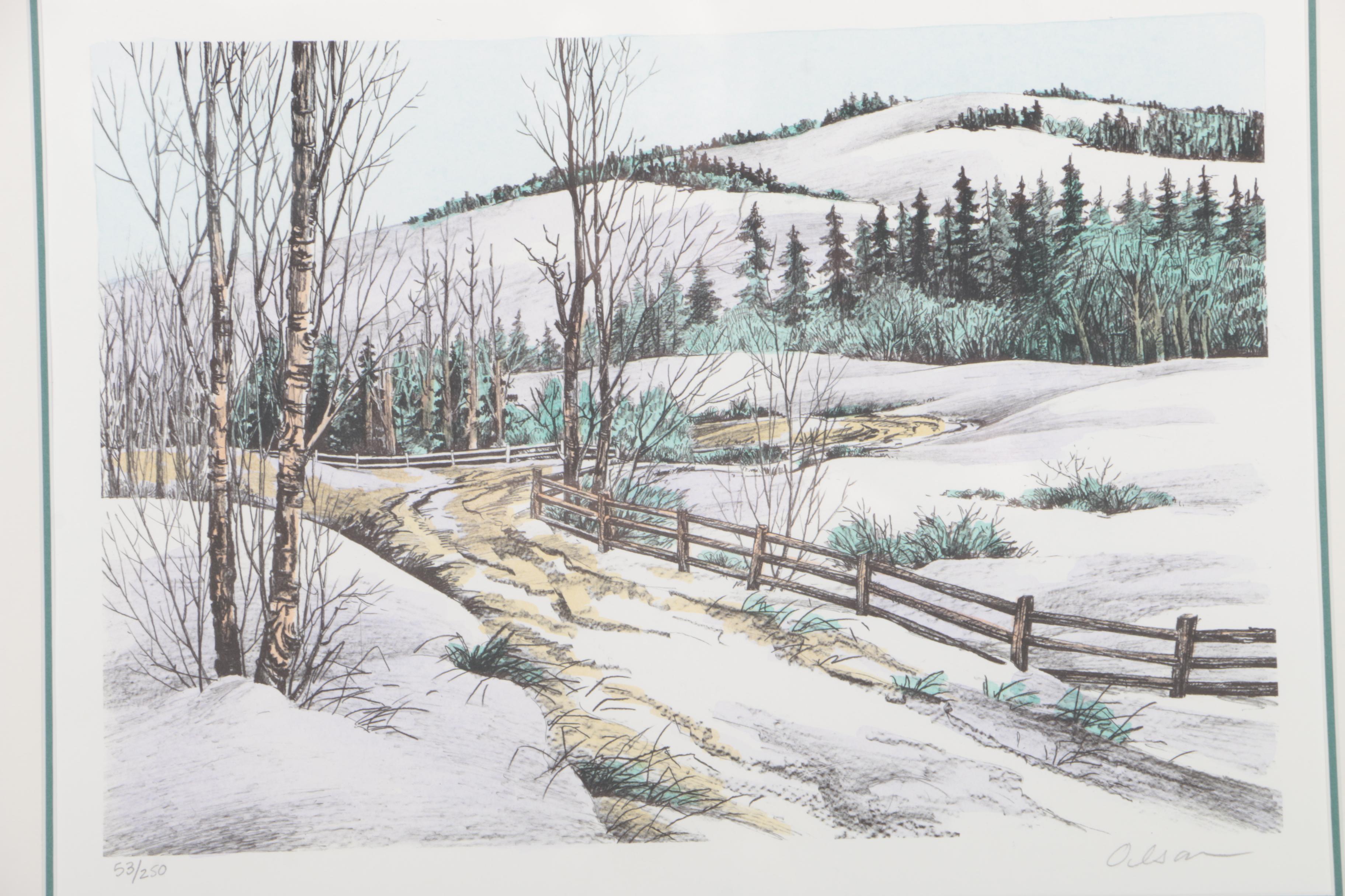 Signed Limited Edition Hand-colored Lithograph