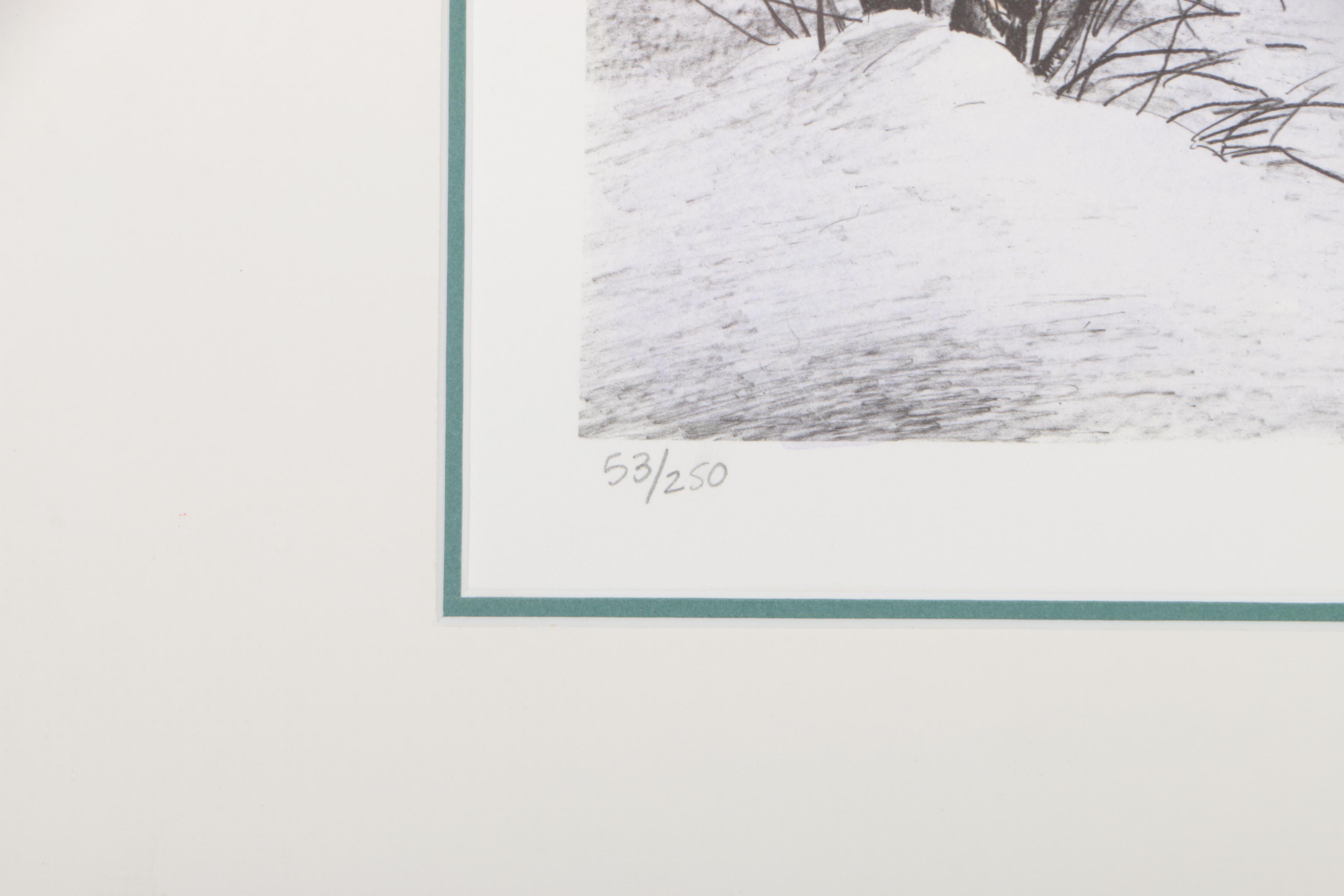 Signed Limited Edition Hand-colored Lithograph