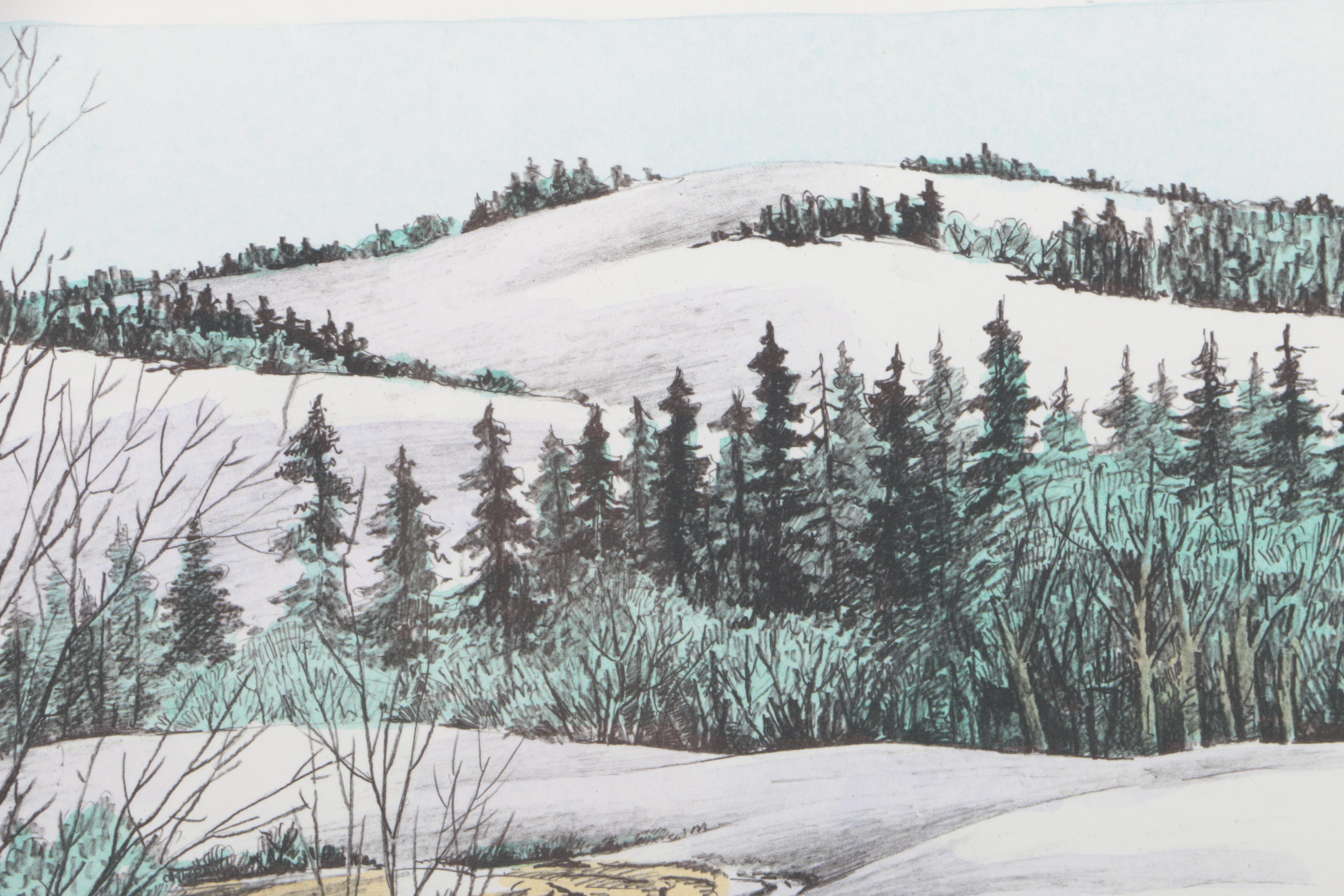 Signed Limited Edition Hand-colored Lithograph