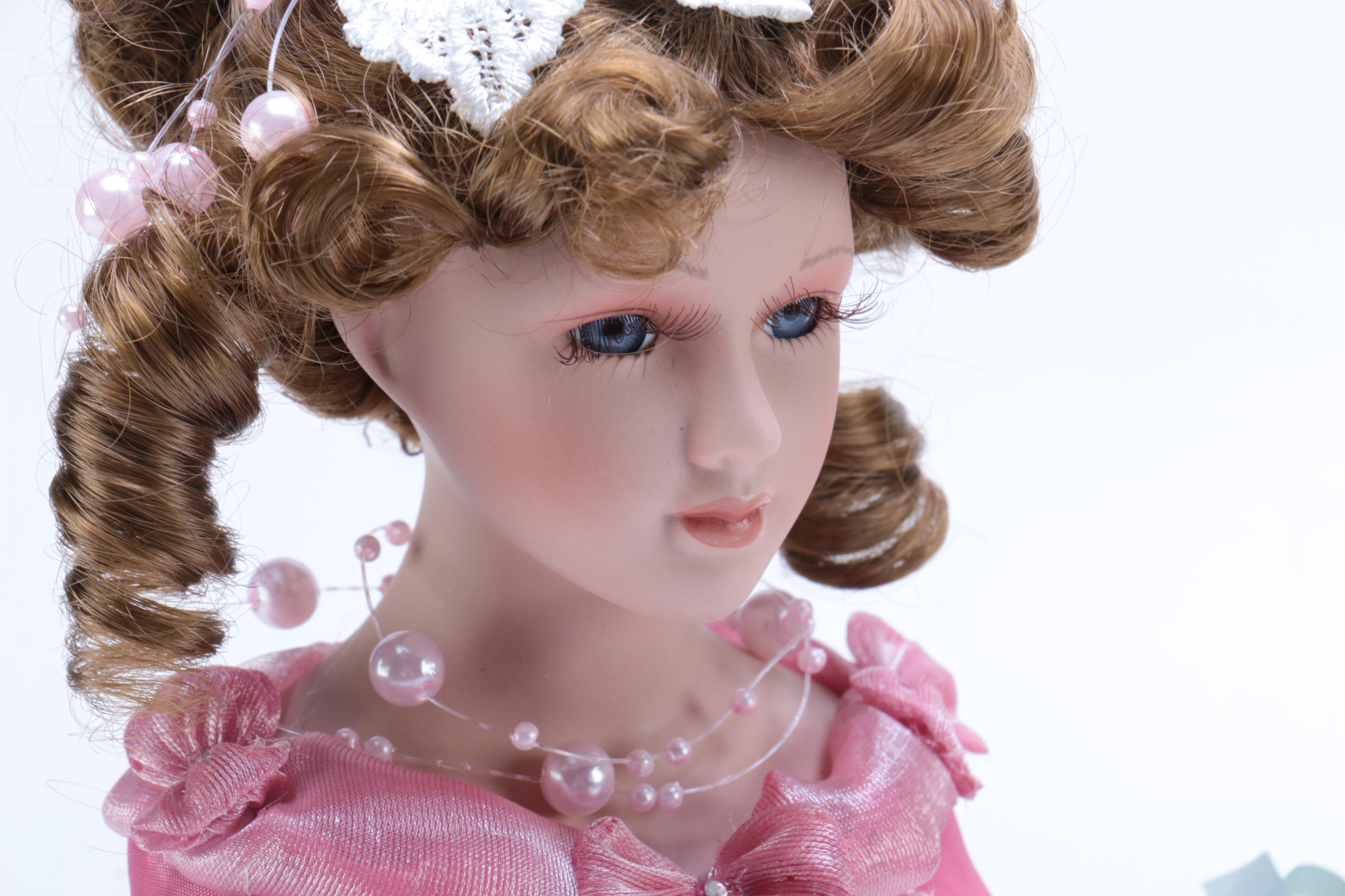 Collection of Porcelain Dolls