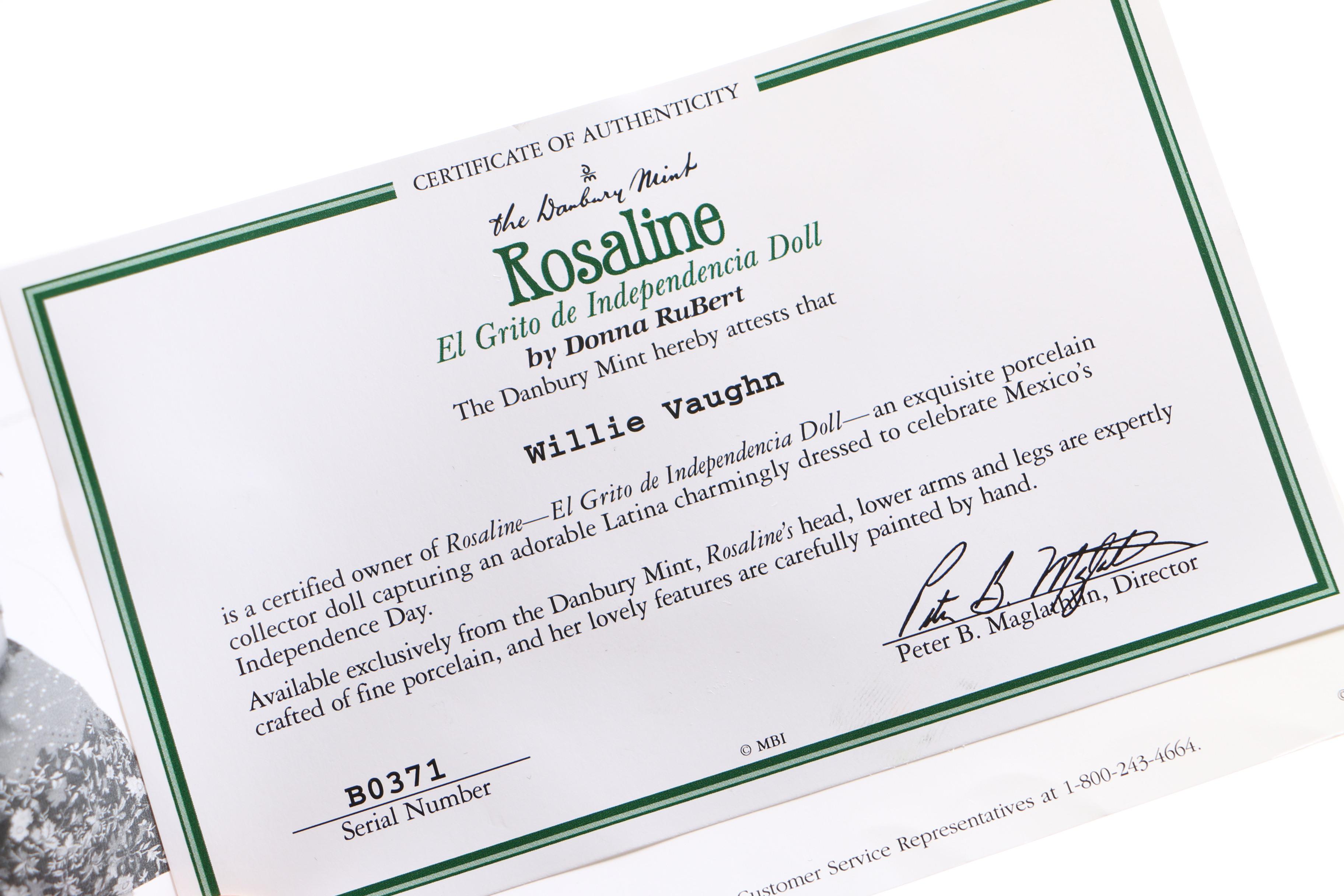 The Danbury Mint "Rosaline" Doll