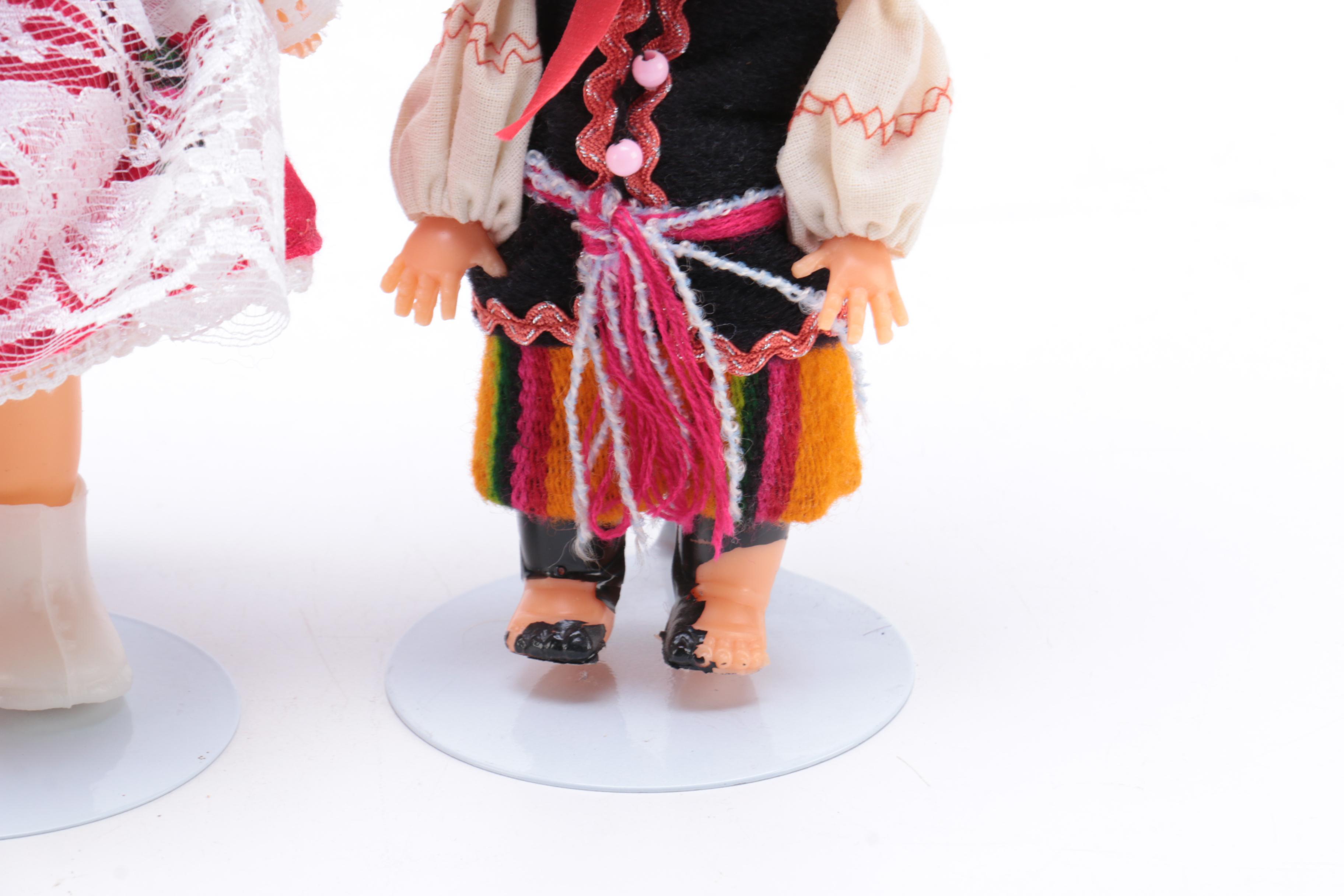 Three European Dolls