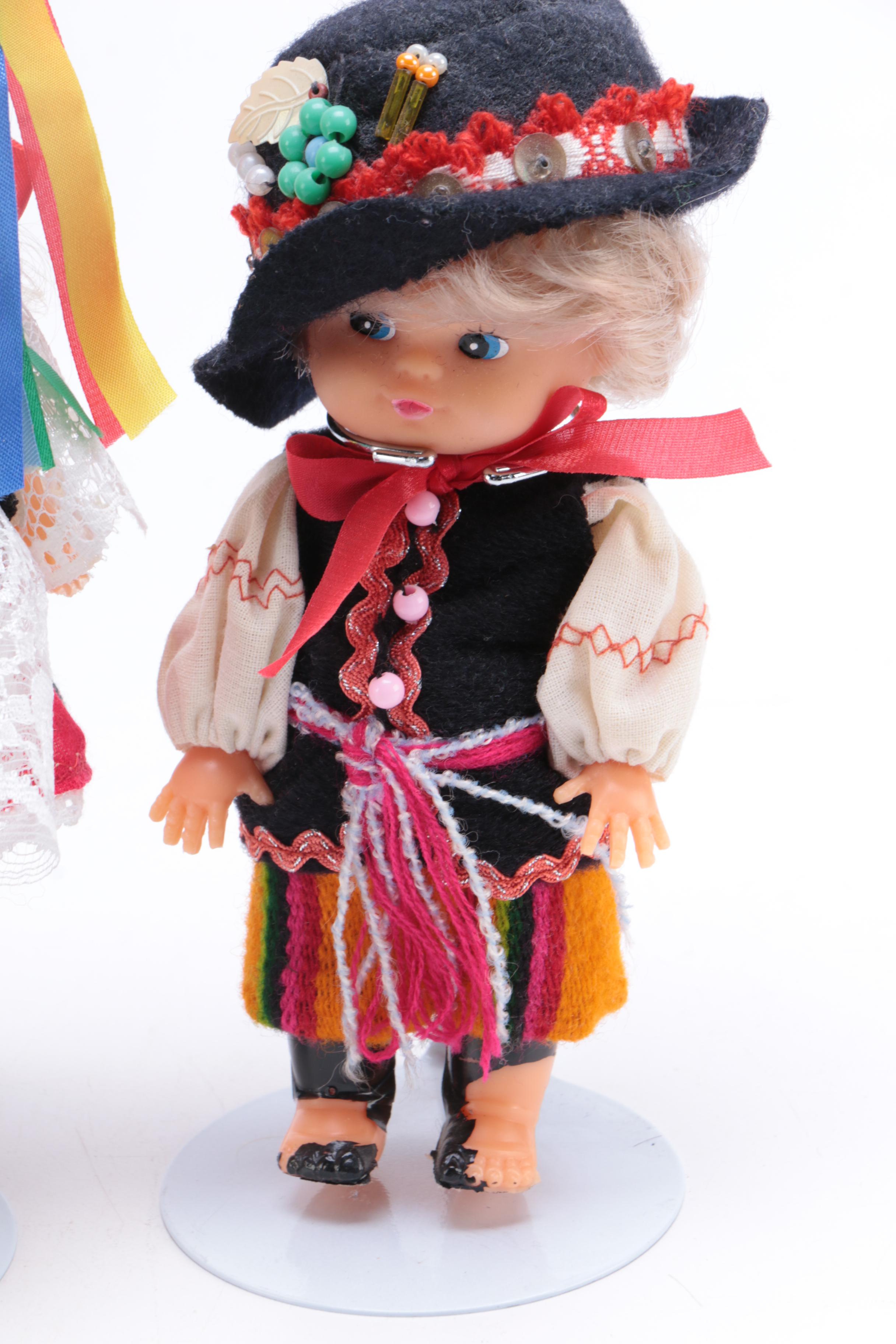 Three European Dolls