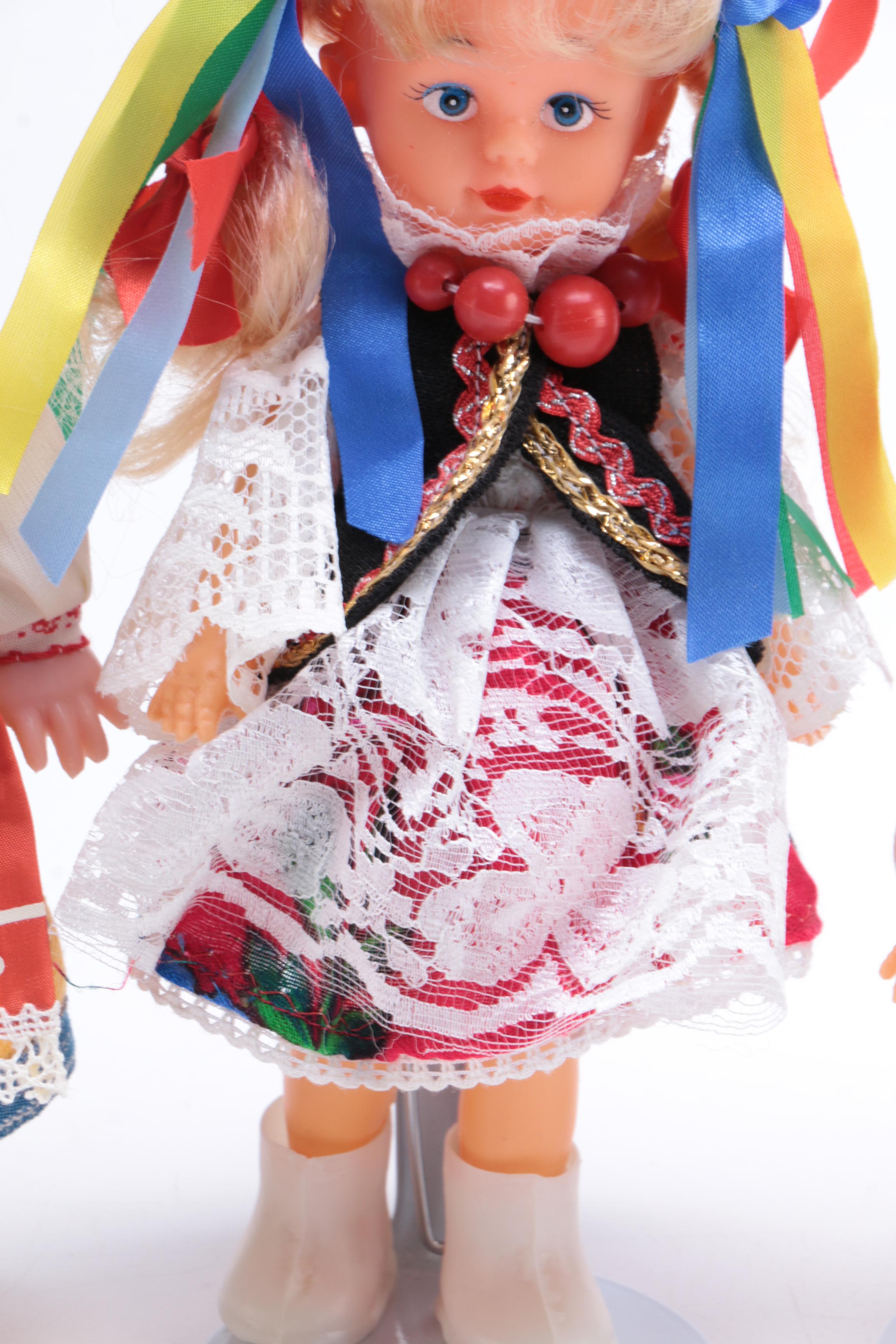 Three European Dolls