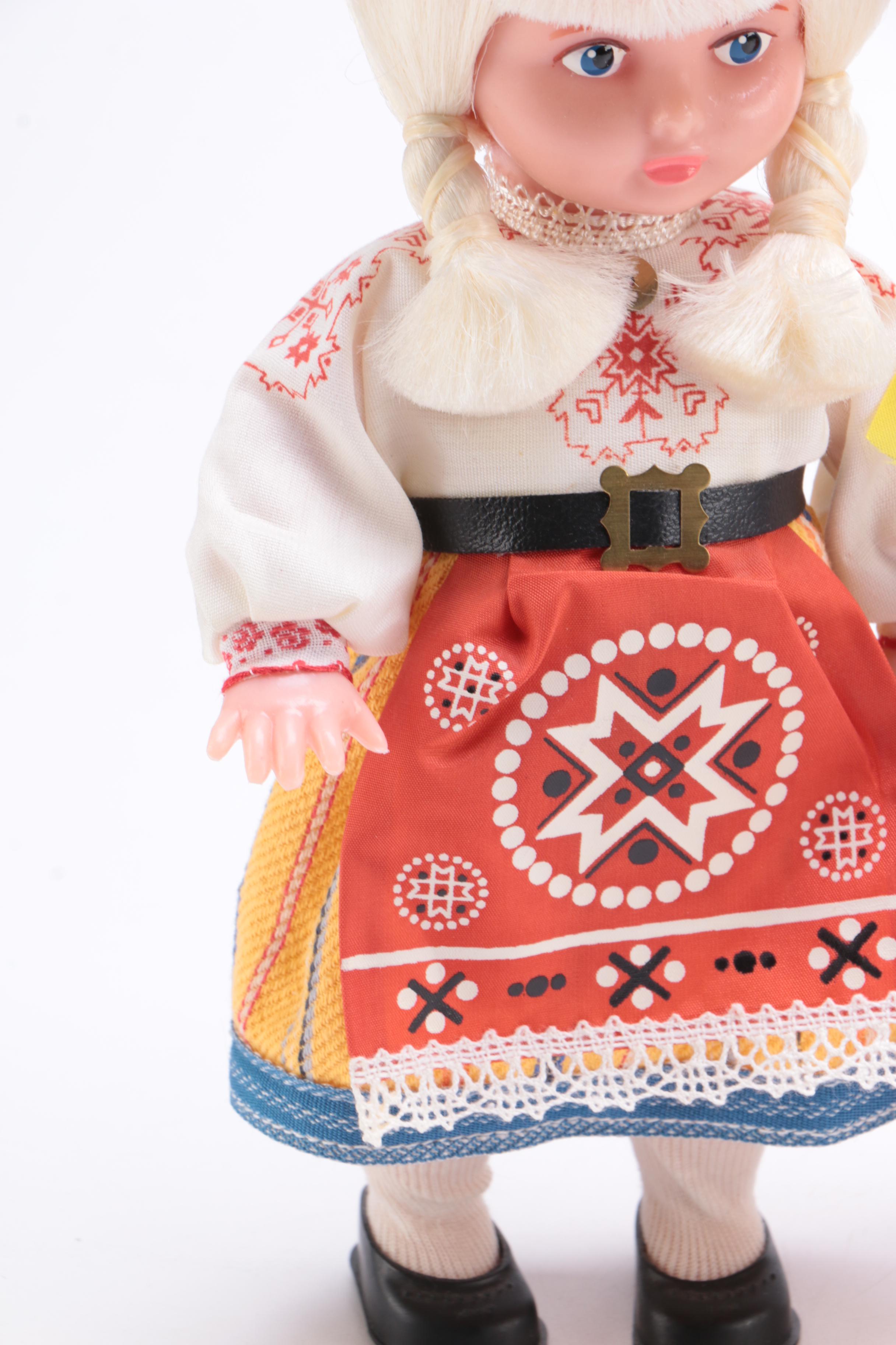 Three European Dolls