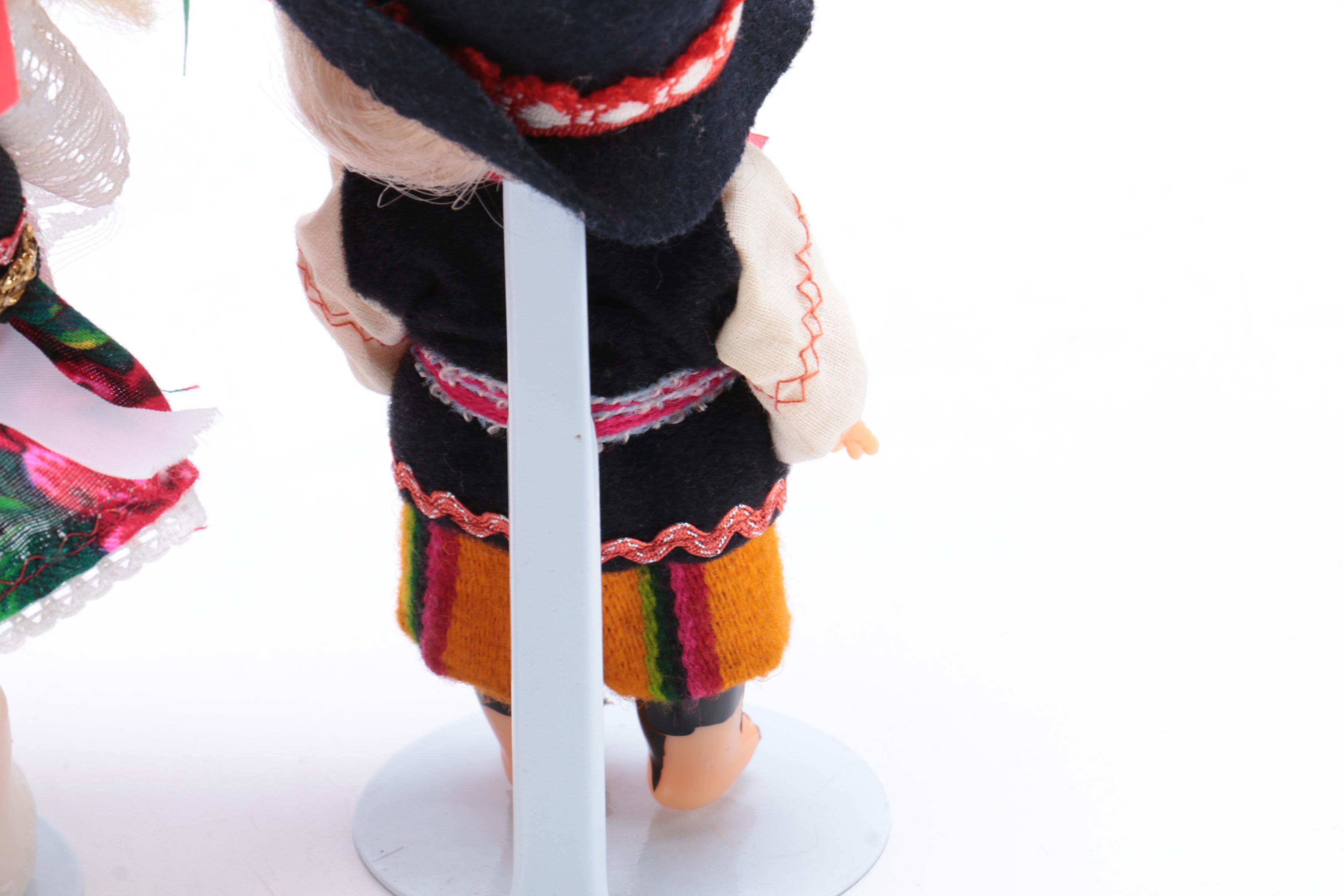 Three European Dolls