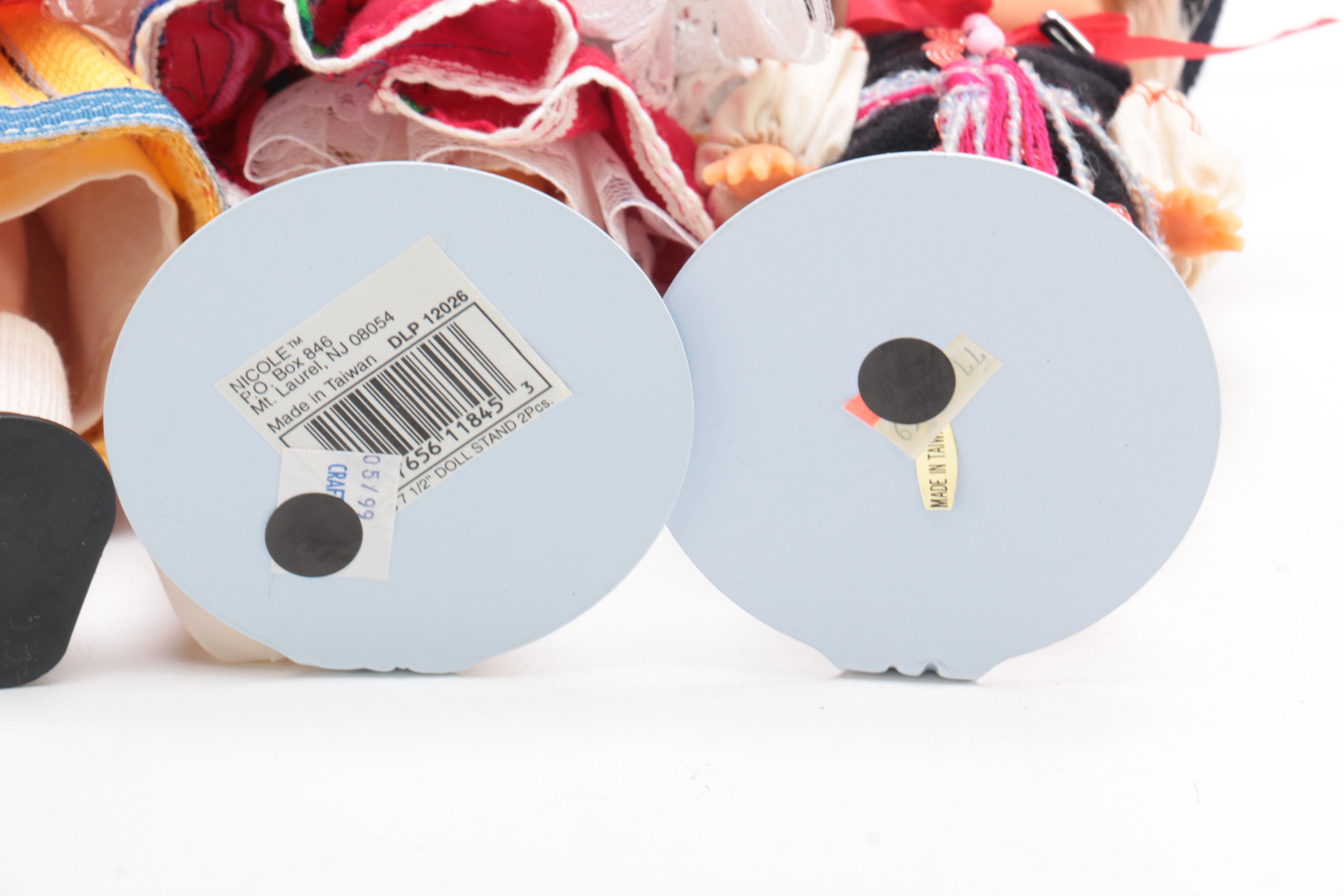 Three European Dolls