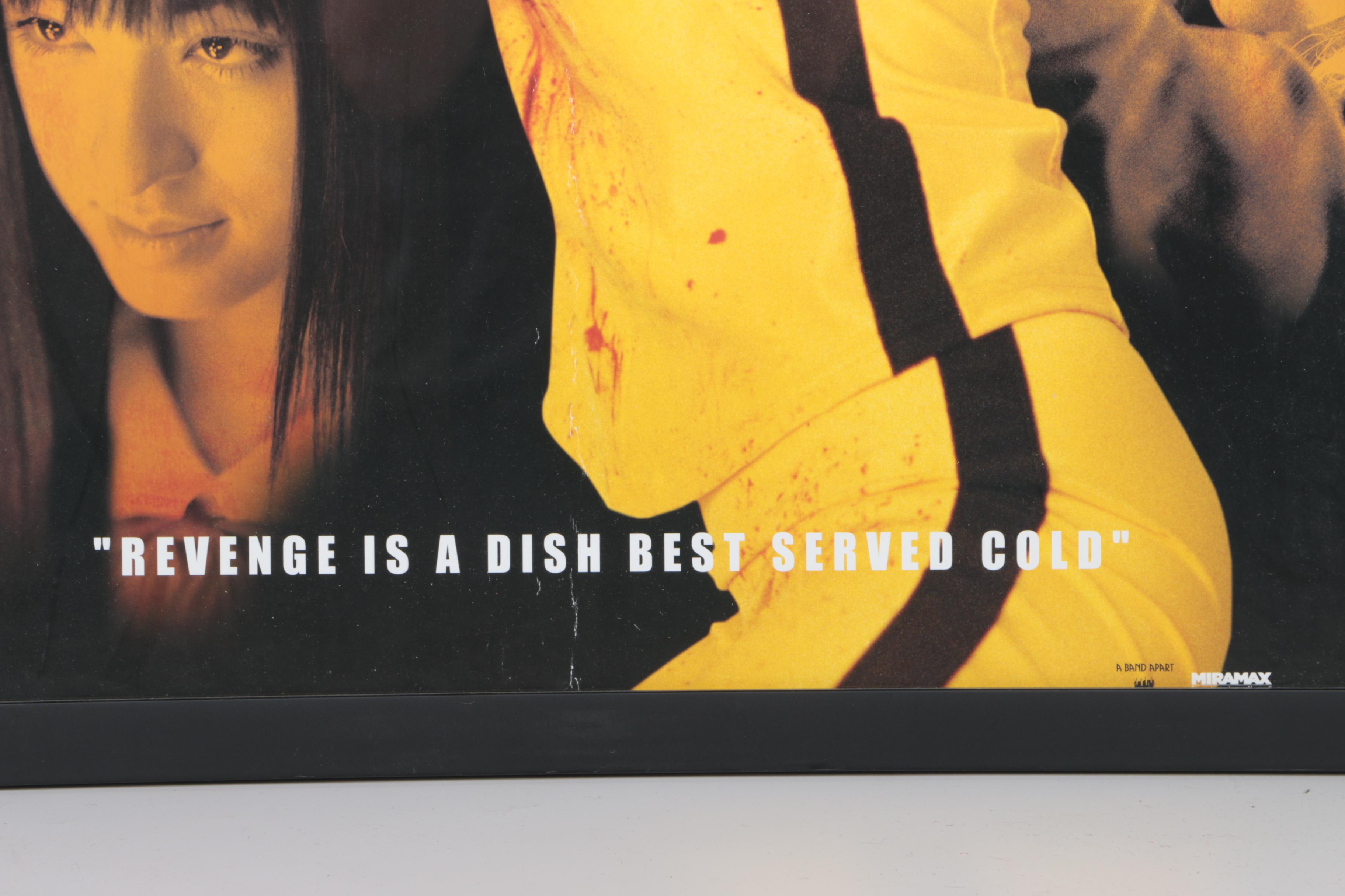 Framed Offset Lithograph Movie Poster for Kill Bill